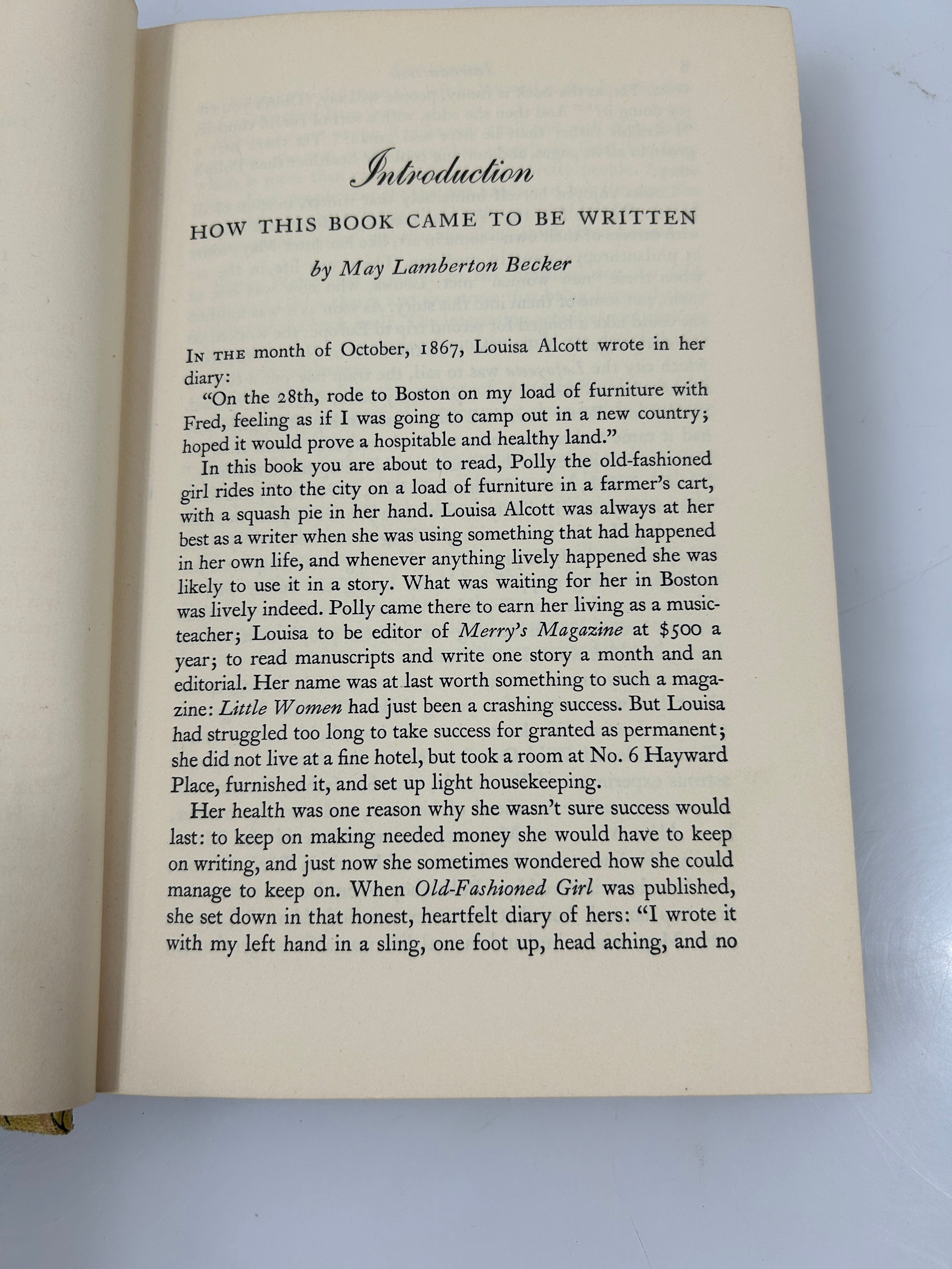 An Old-Fashioned Girl by Louisa May Alcott Modern World Pub 1947 HC