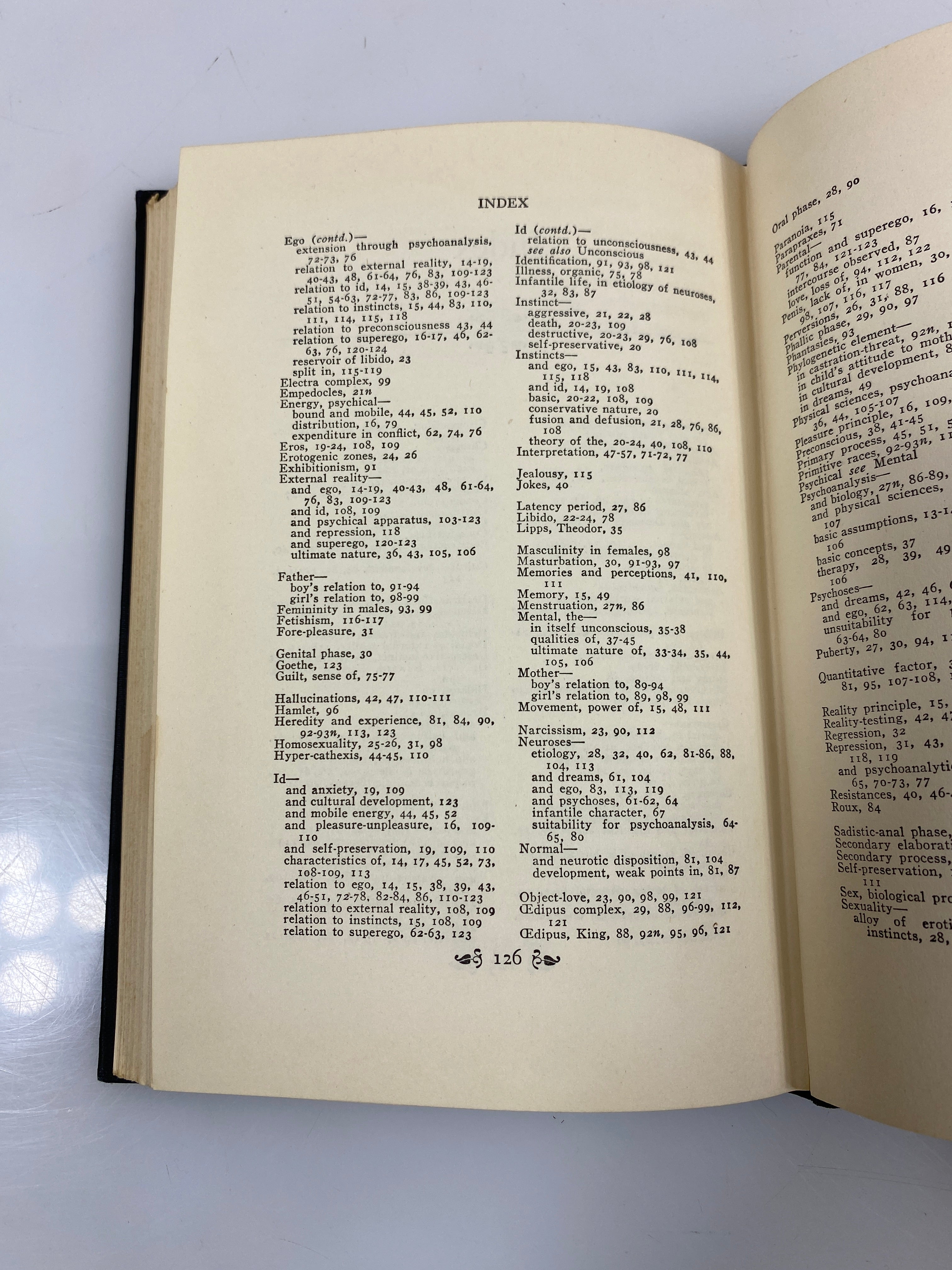 An Outline of Psychoanalysis by Freud 1949 HC