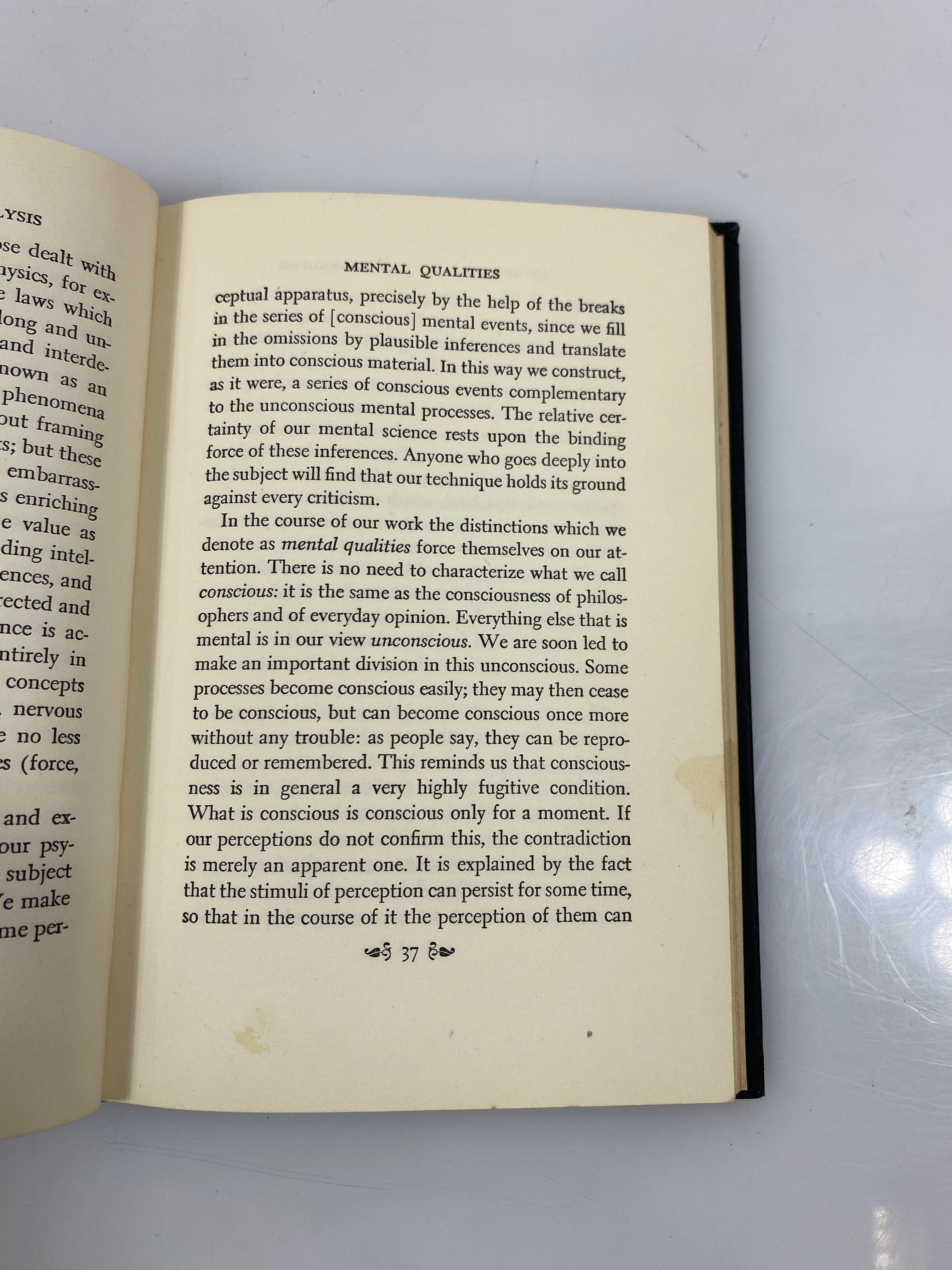 An Outline of Psychoanalysis by Freud 1949 HC
