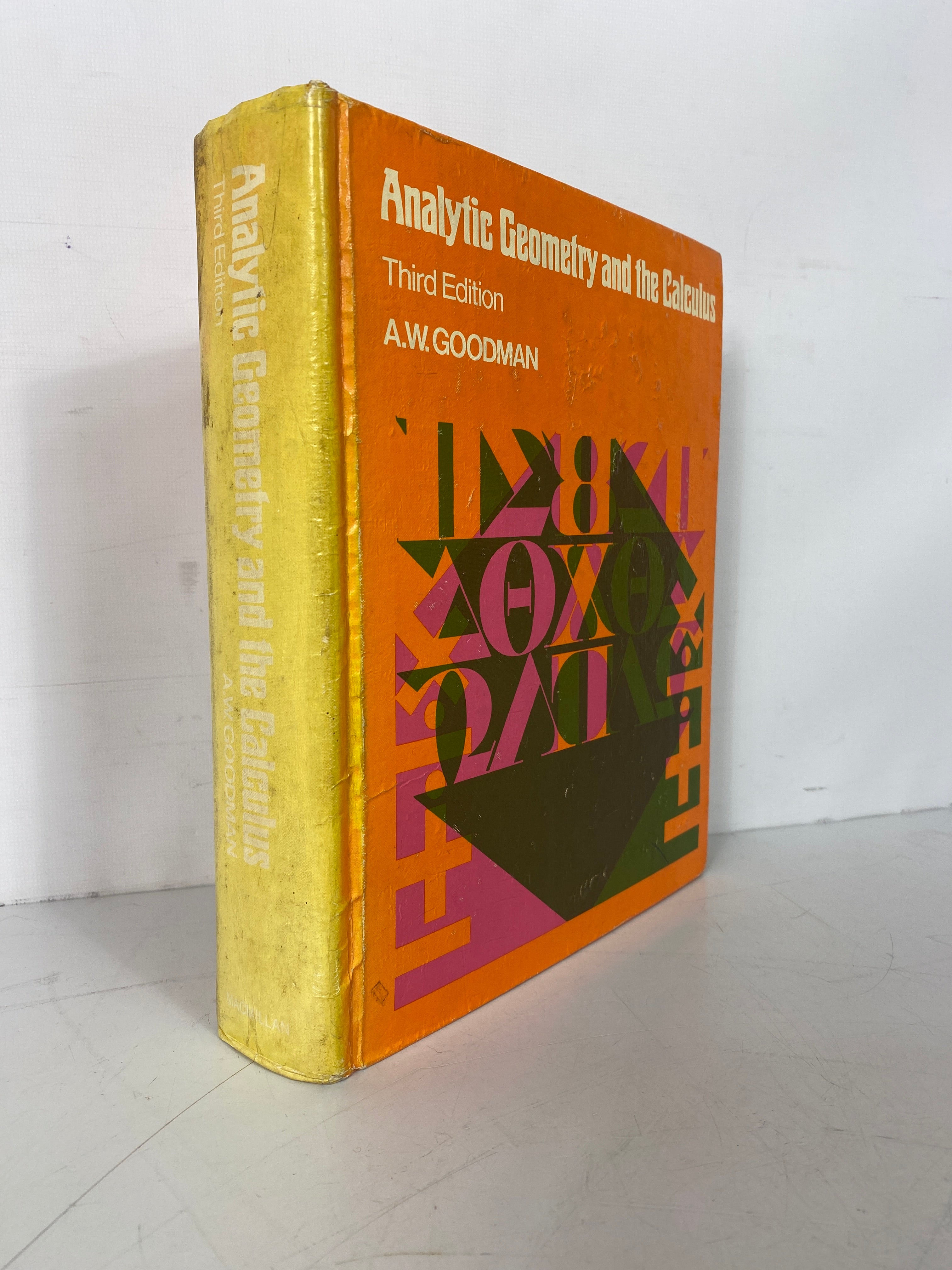 Analytic Geometry and the Calculus 3rd Edition by Goodman 1974 Vintage HC