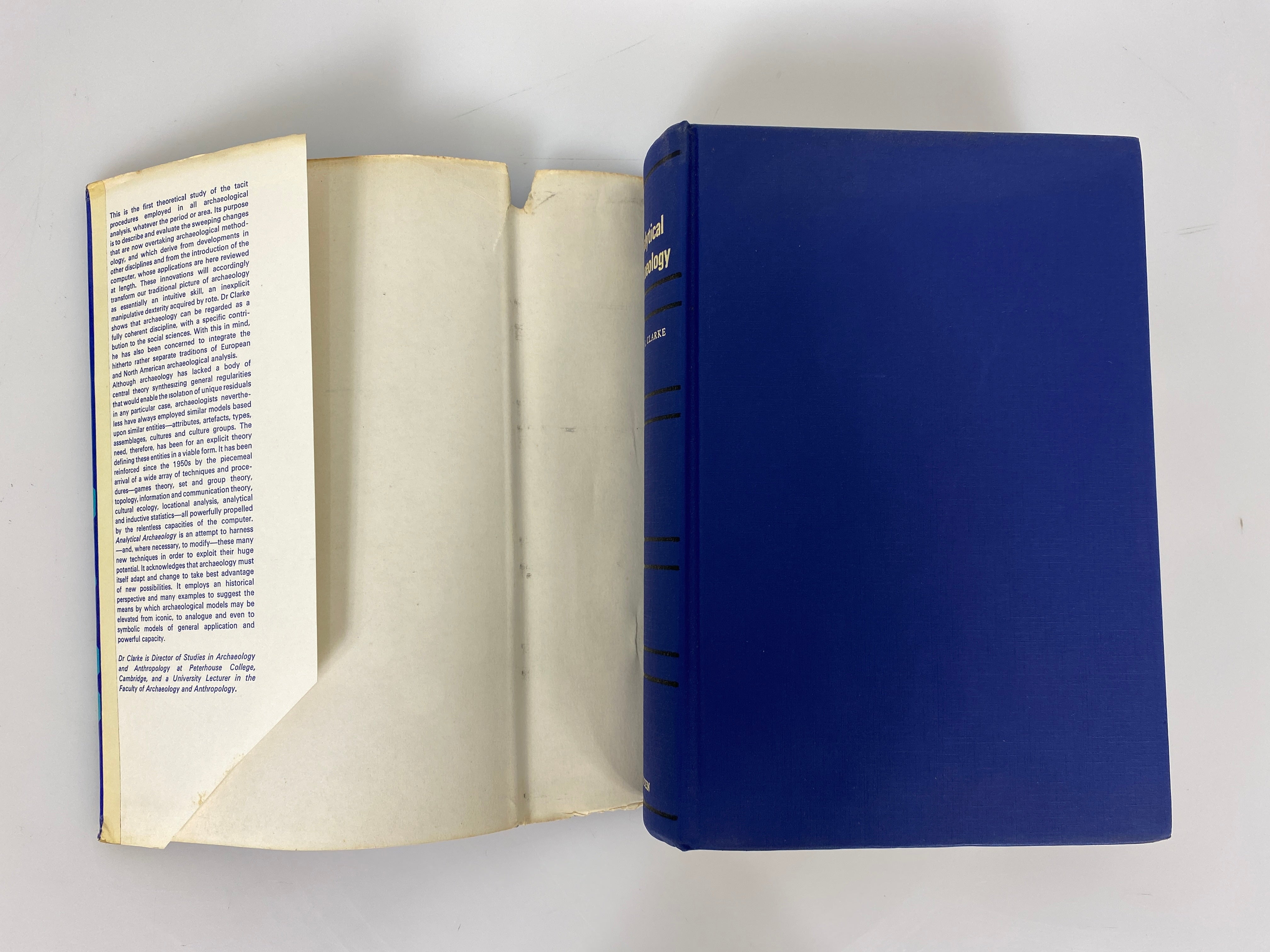 Analytical Archaeology by David L. Clarke 1968 HC DJ