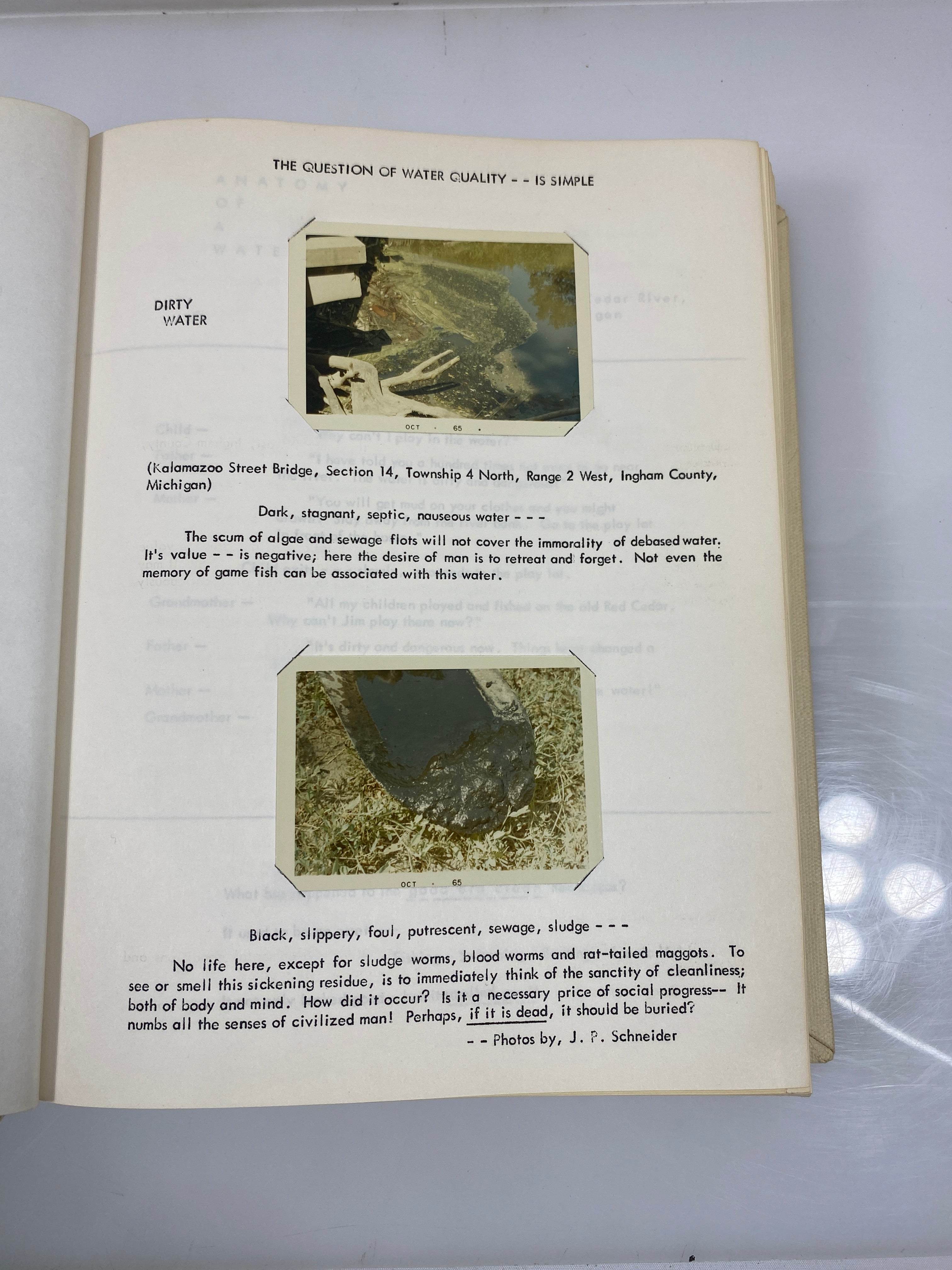 Anatomy of a Watershed Red Cedar River 1964 HC