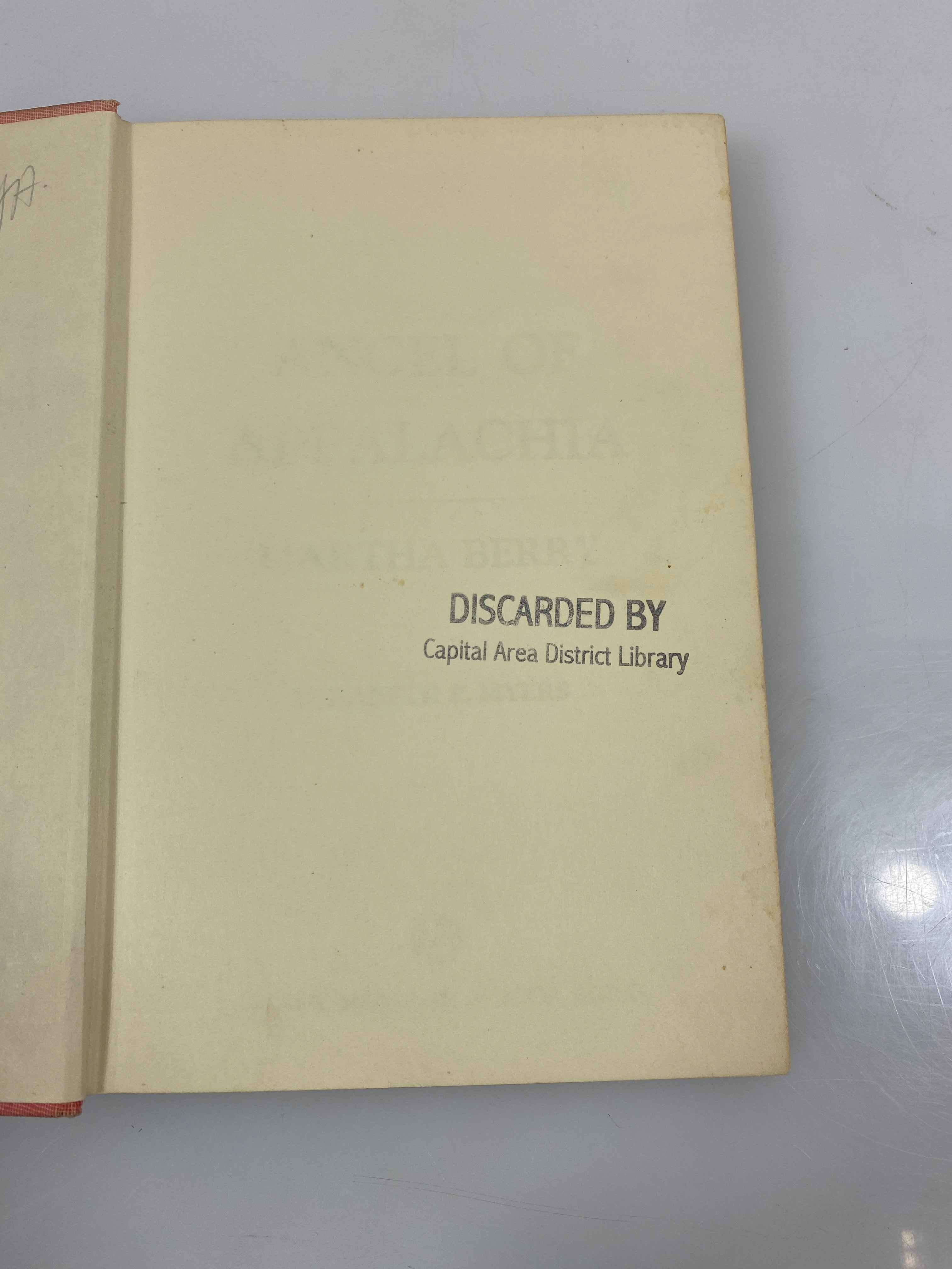 Angel of Appalachia Martha Berry by Myers 1968 Ex-library HCDJ