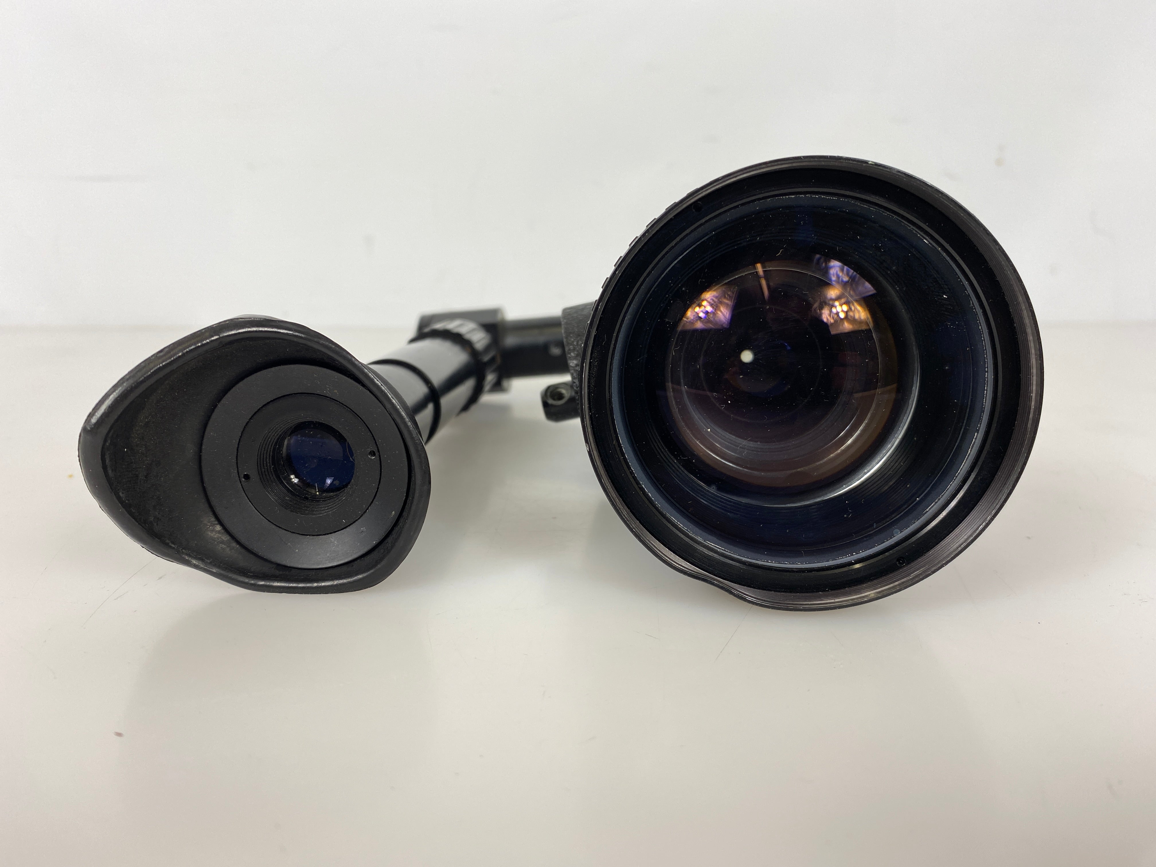 Angenieux 12-120 T 2.2 Type 10x12A C-Mount Lens with Dogleg Viewfinder