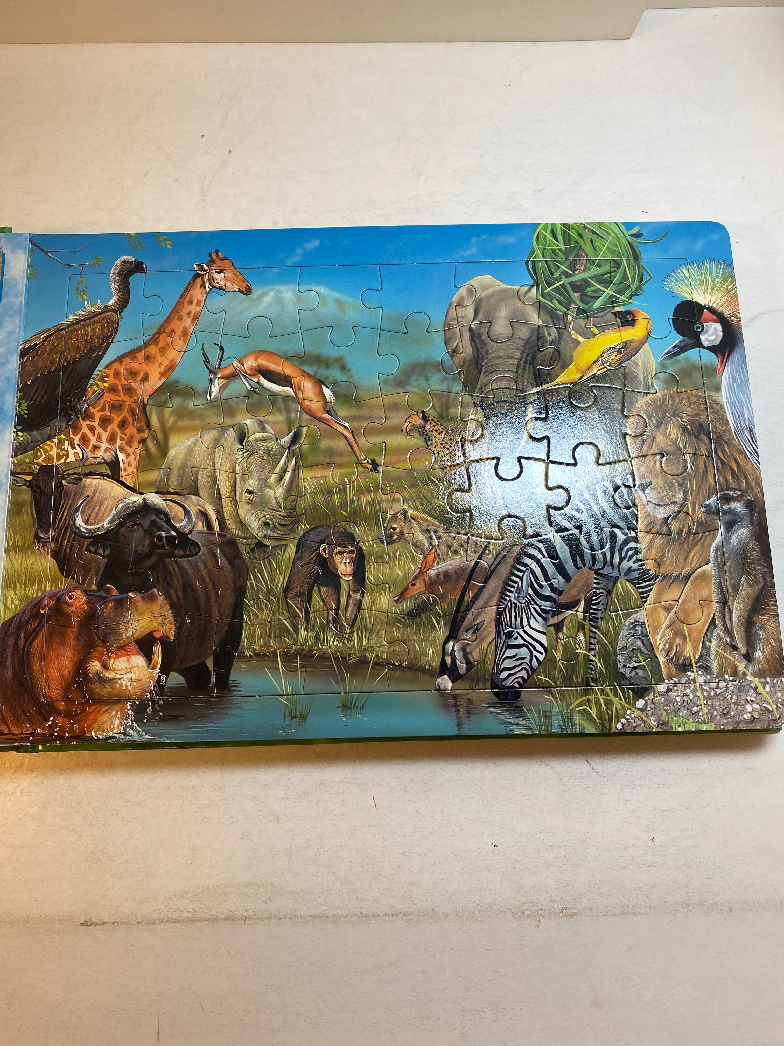 Animals of the World Jigsaw Puzzle Book HC