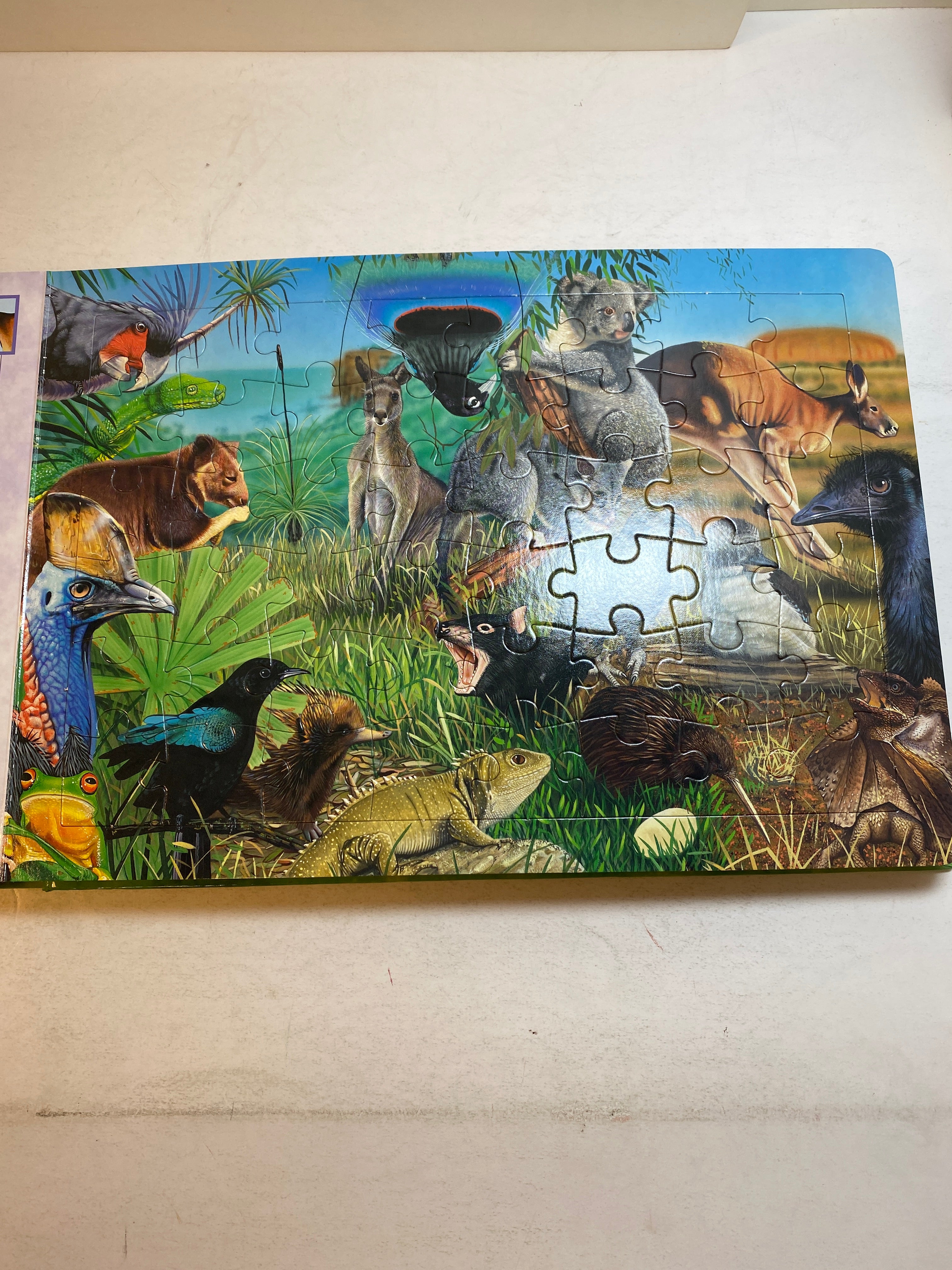 Animals of the World Jigsaw Puzzle Book HC