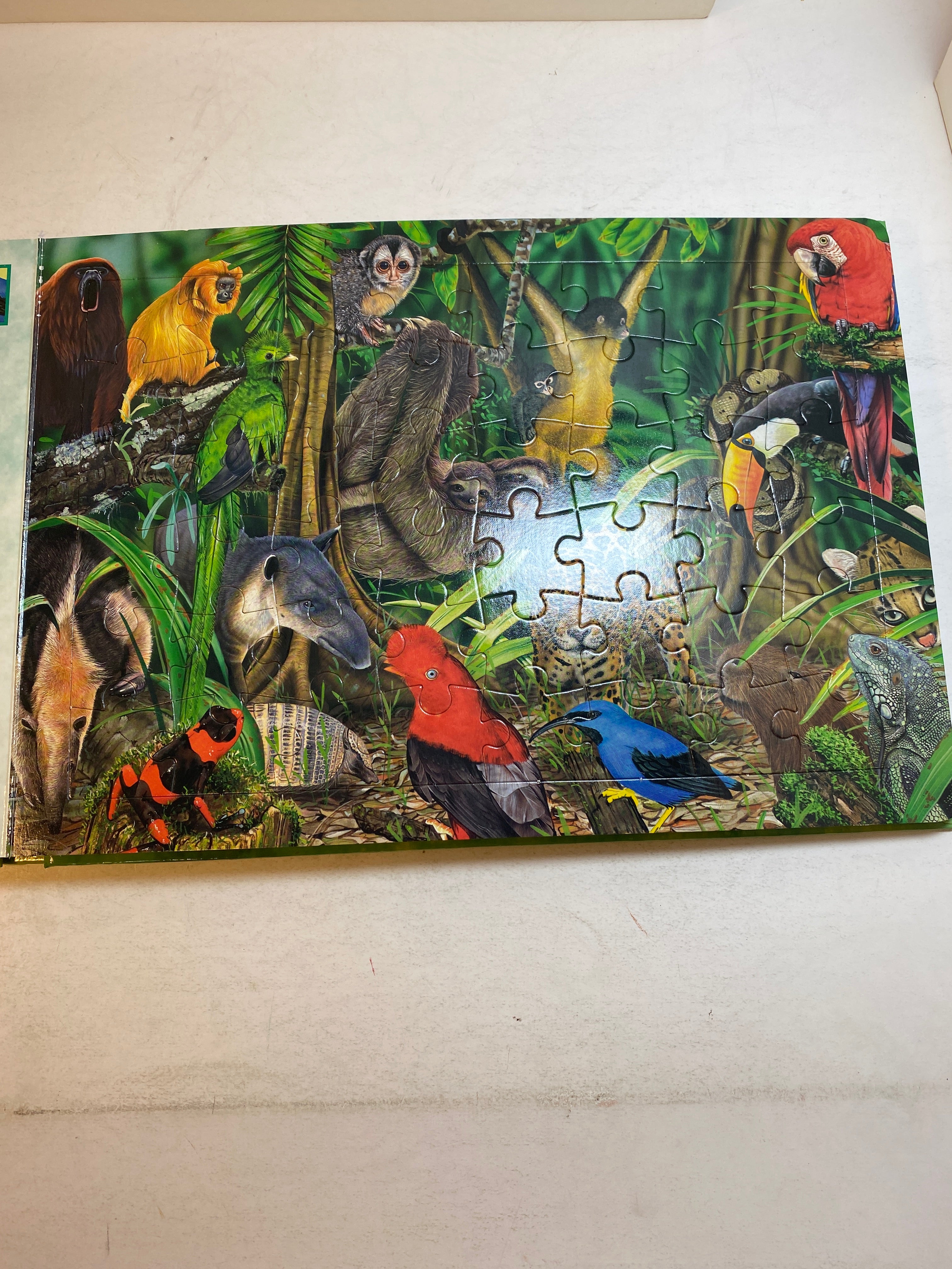 Animals of the World Jigsaw Puzzle Book HC