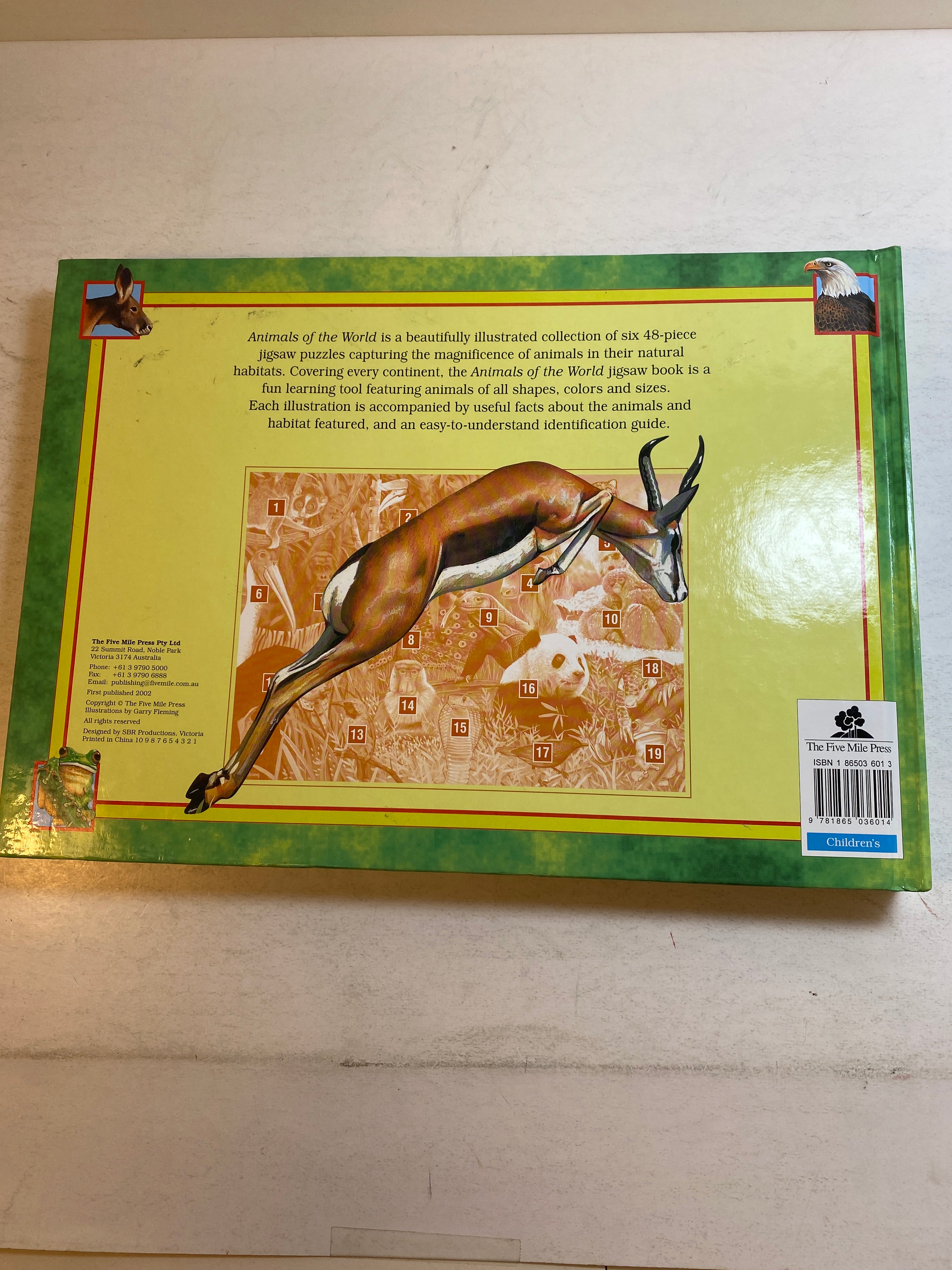 Animals of the World Jigsaw Puzzle Book HC