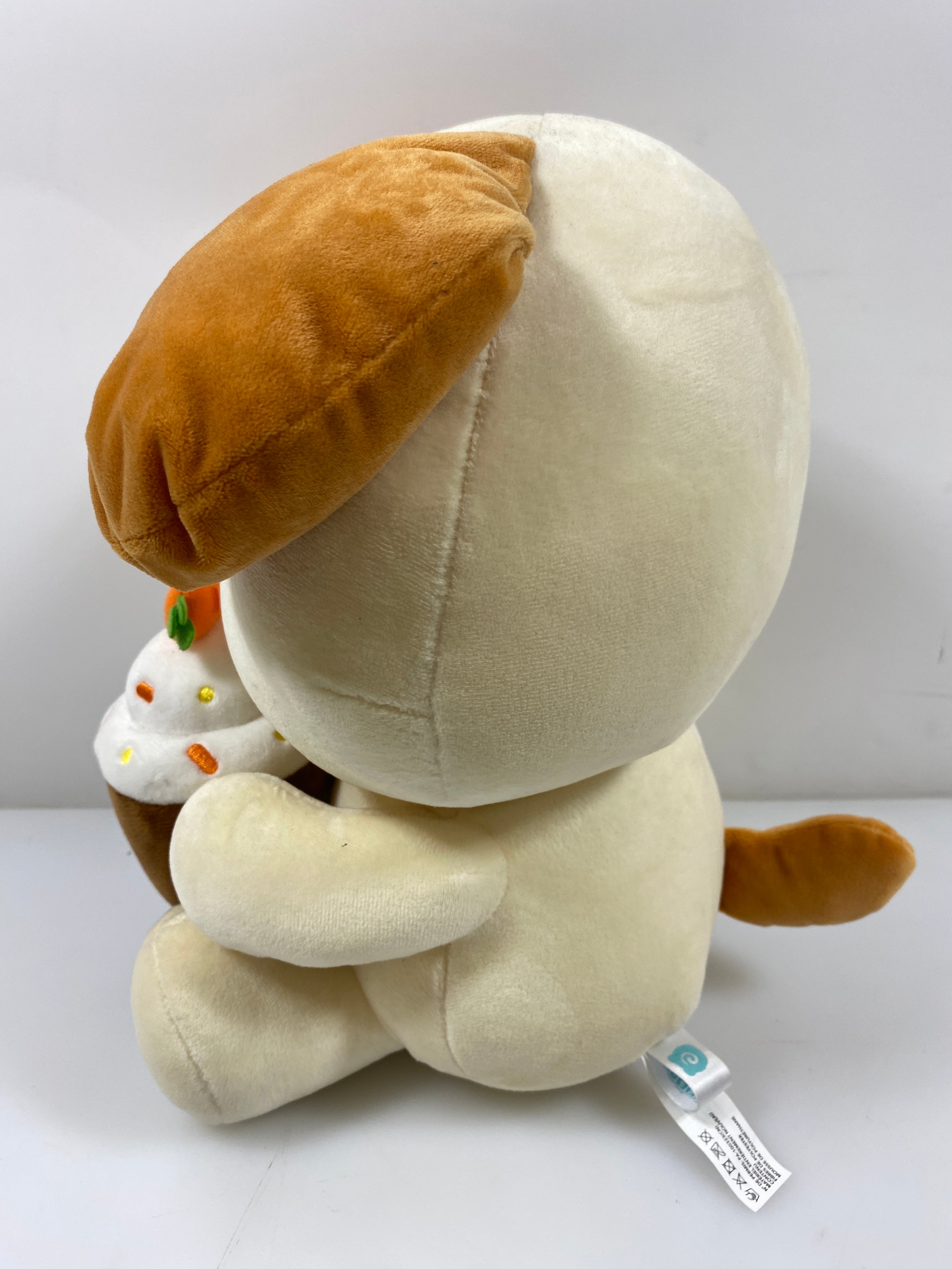 Anirollz Dog with Carrot Cake Plush Toy