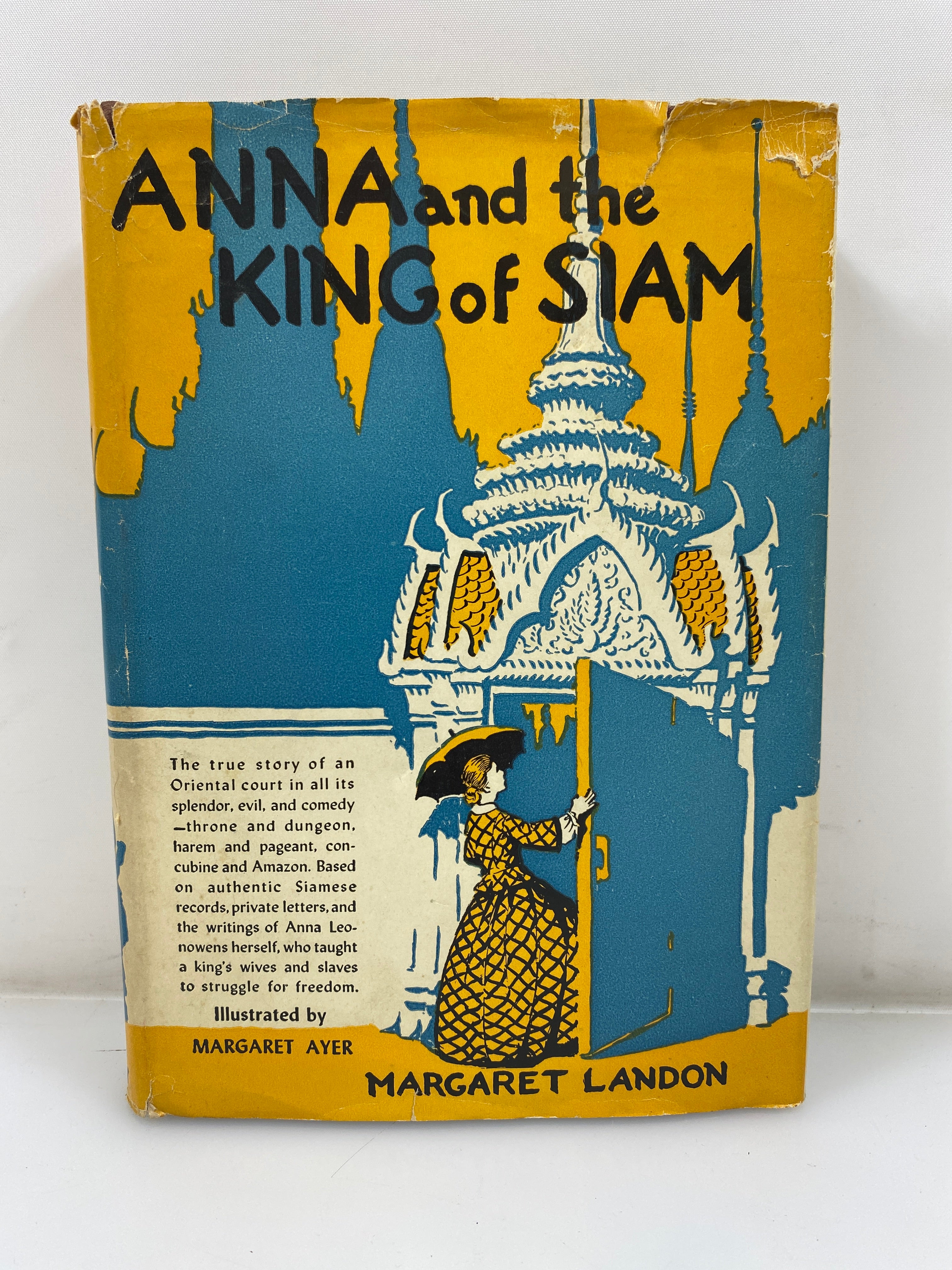 Anna and the King of Siam by Landon 1944 HCDJ