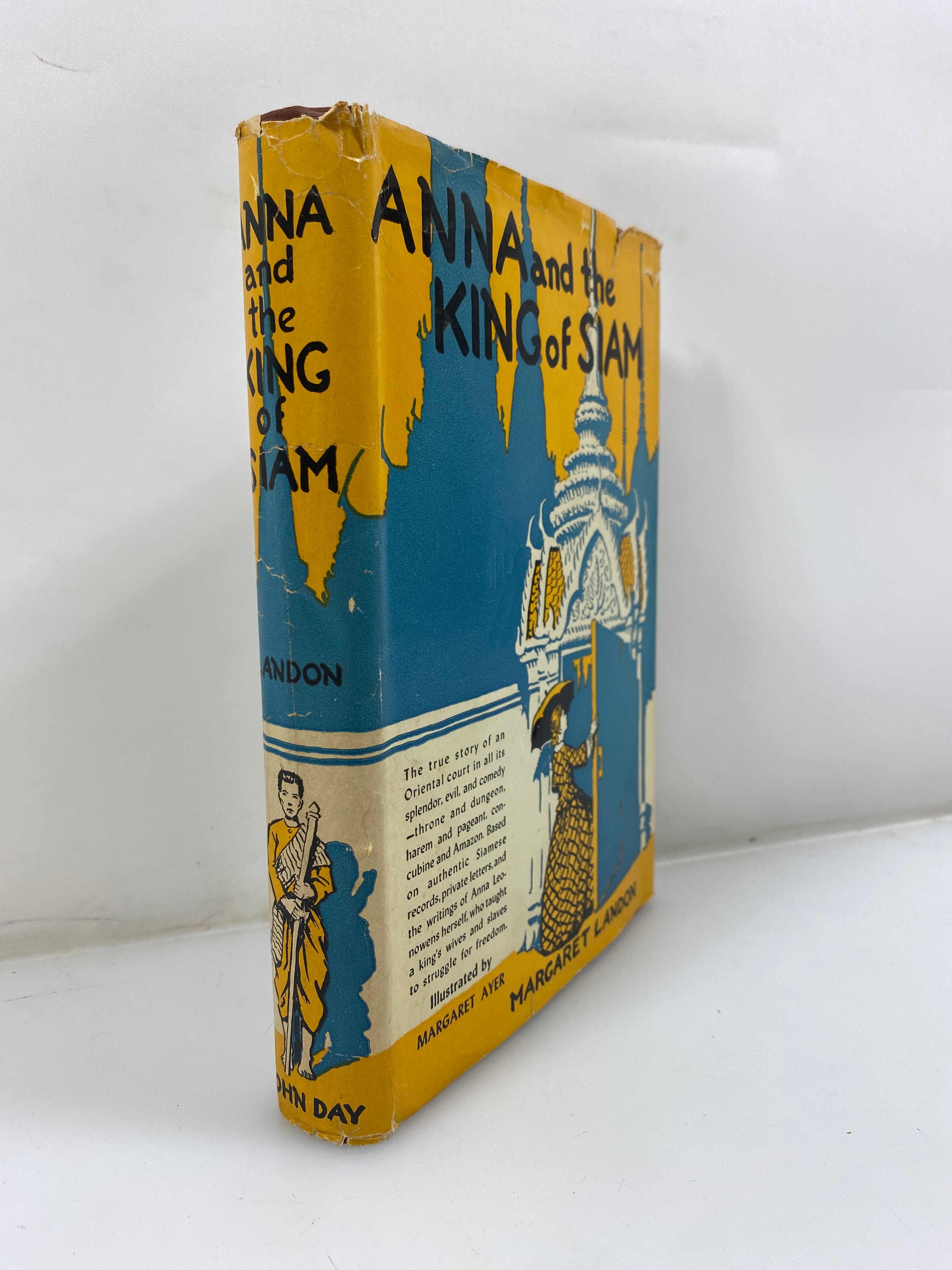 Anna and the King of Siam by Landon 1944 HCDJ