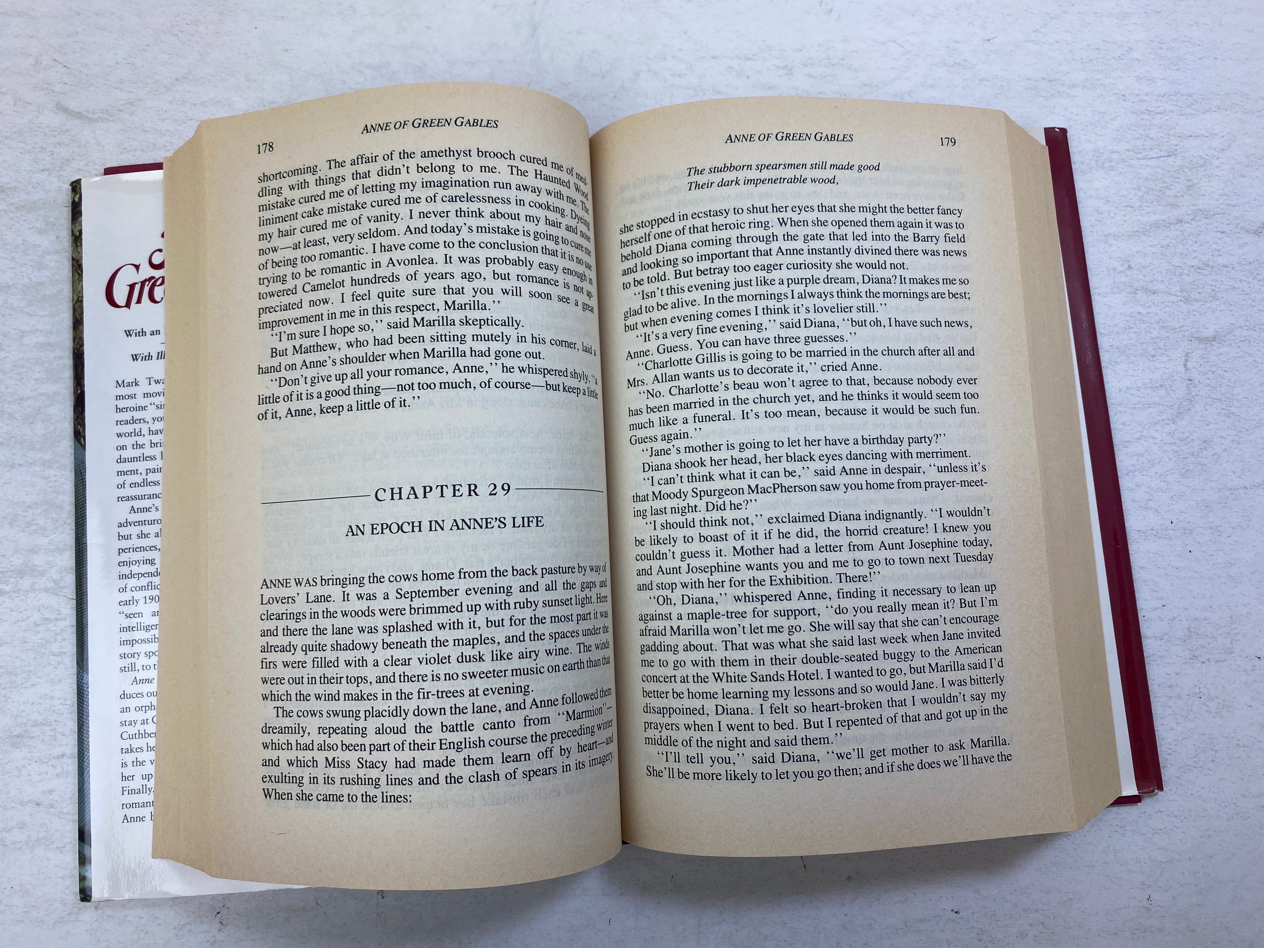 Anne of Green Gables Three Vol. in One Lucy M. Montgomery 1985 HCDJ