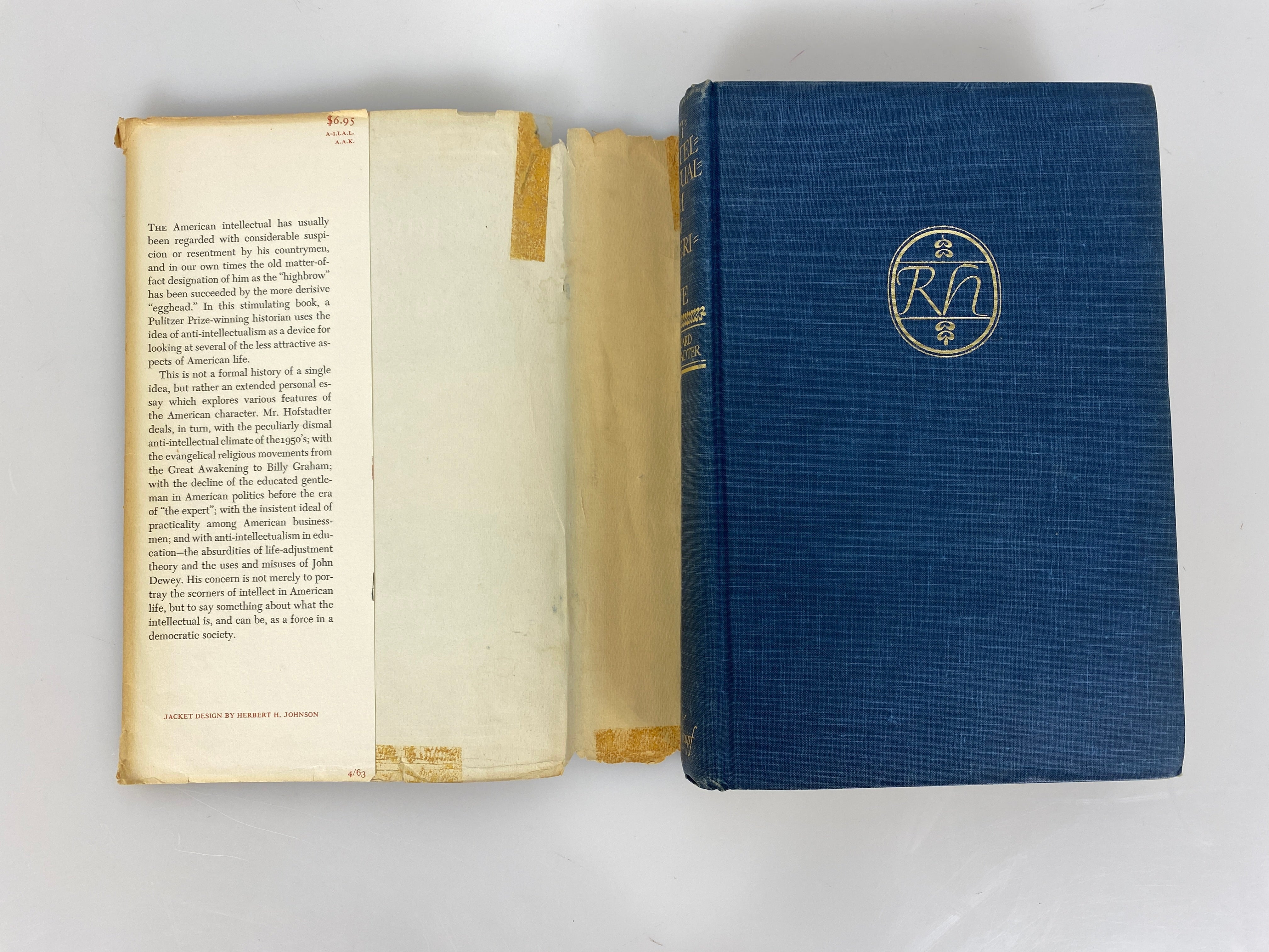 Anti-Intellectualism in American Life by Hofstadter 1963 First Ed HC DJ
