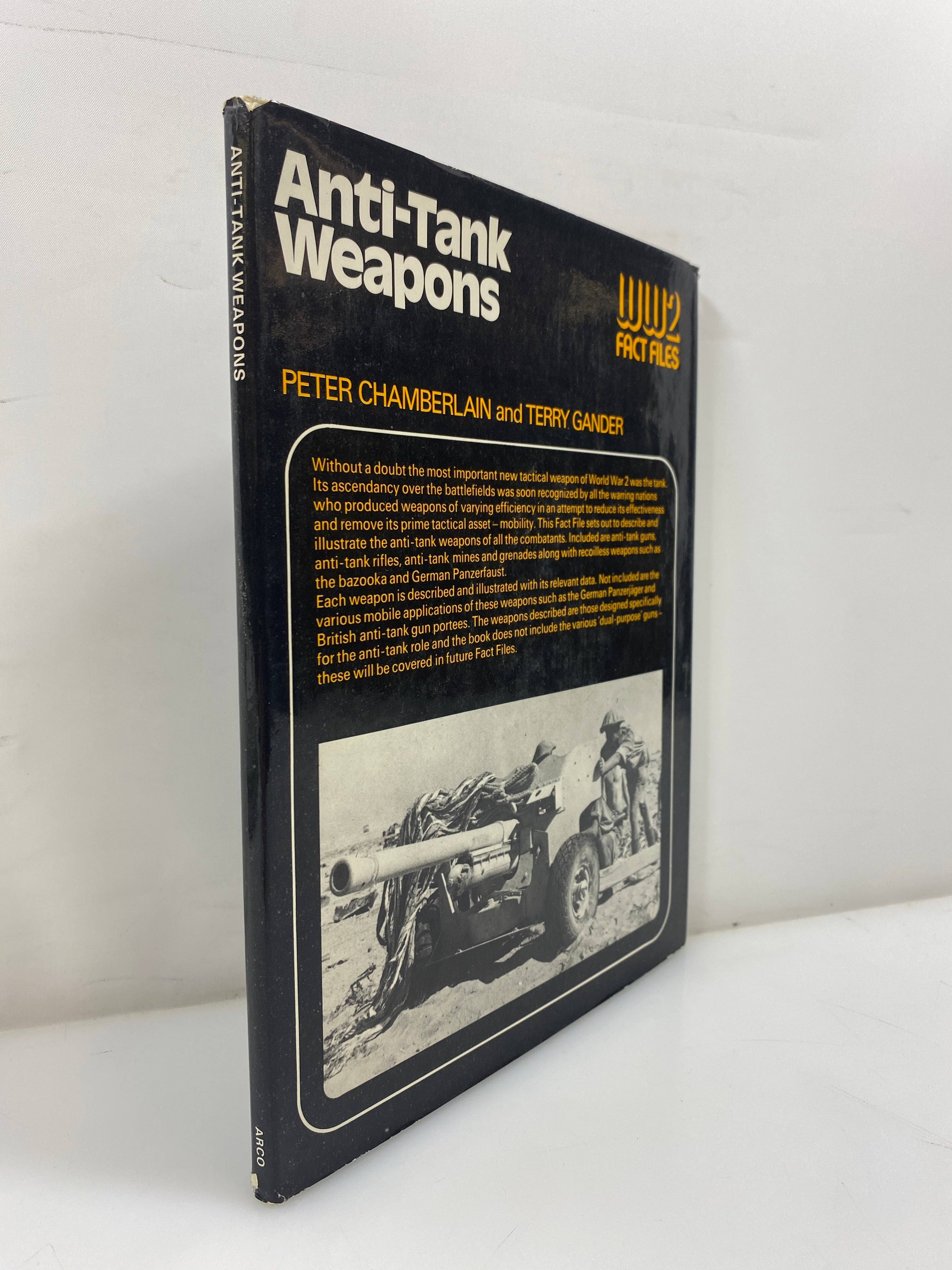 Anti-Tank Weapons by Chamberlain/Gander 1974 WWII Fact Files HCDJ
