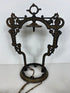 Antique 1800's Bradley & Hubbard Cast Iron Hanging Parlor Oil Lamp #2