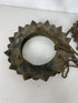 Antique 1800's Bradley & Hubbard Cast Iron Hanging Parlor Oil Lamp #3