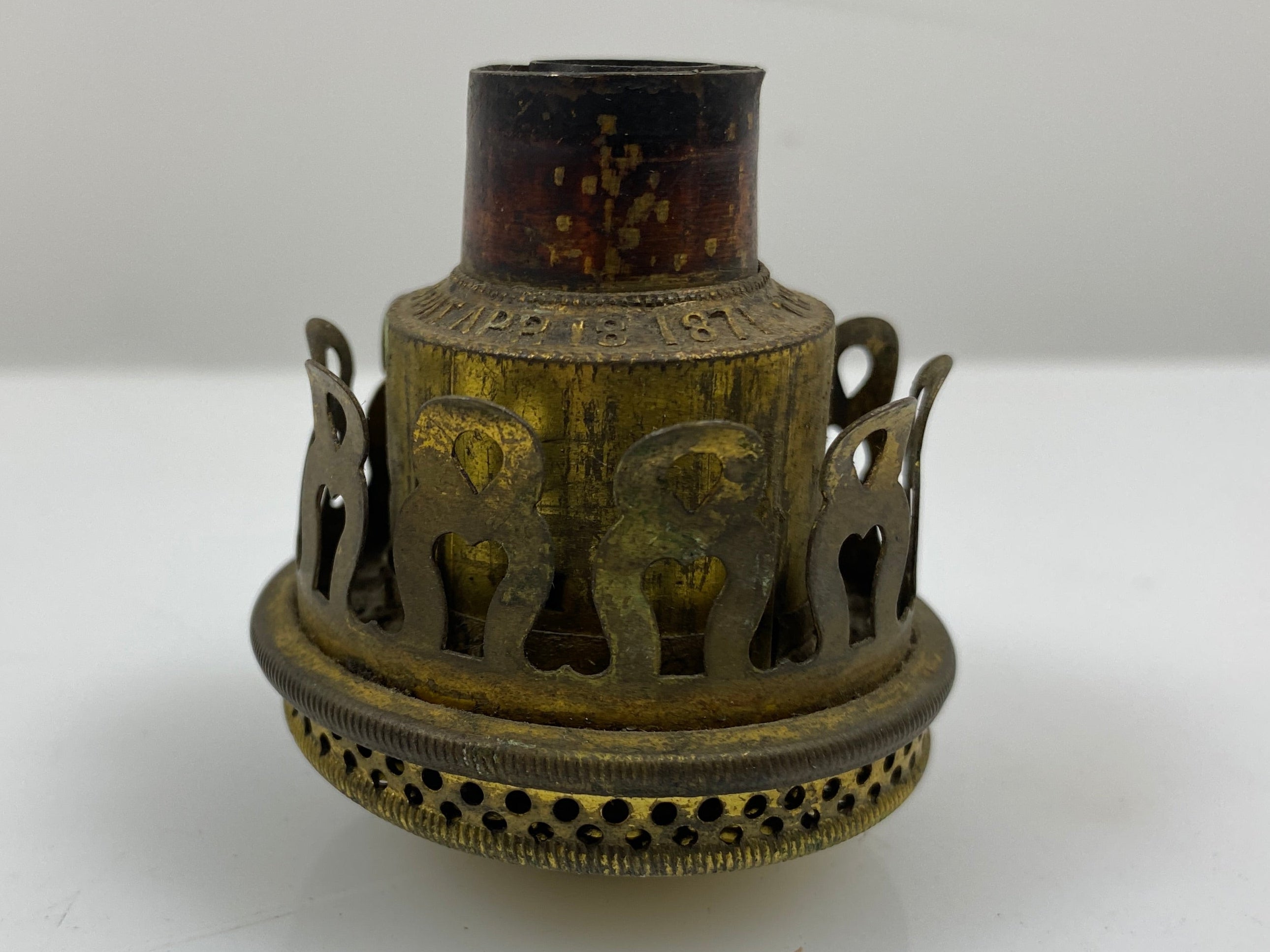Antique Atwood Argand Lamp Burner