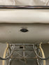 Antique Bilt-Rite Wood Panel and White Canvas Interior Baby Carriage