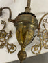 Antique Brass Gas Light Fixture Parts Only