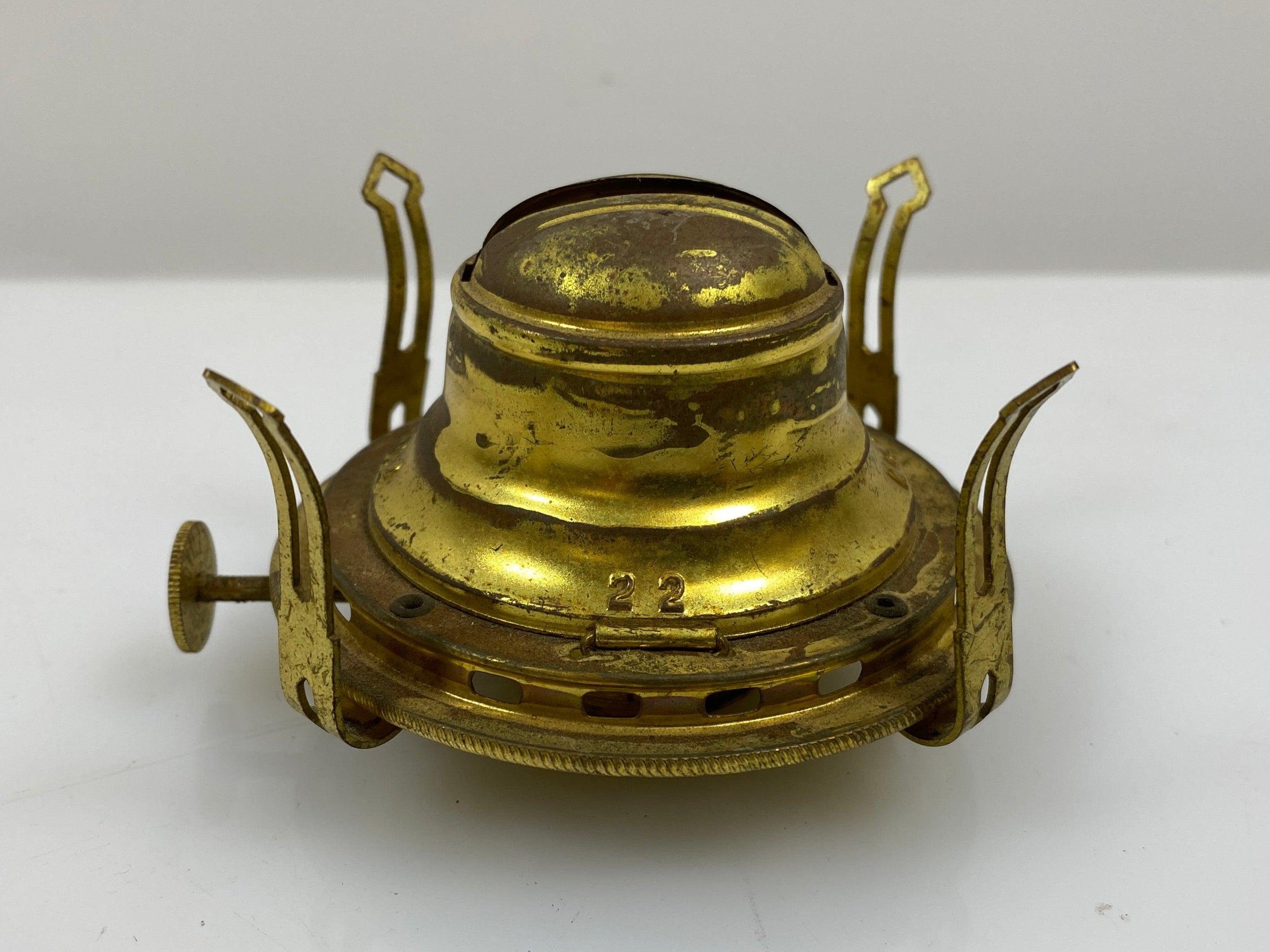 Antique Brass Queen Anne No. 2 Lamp Burner #3
