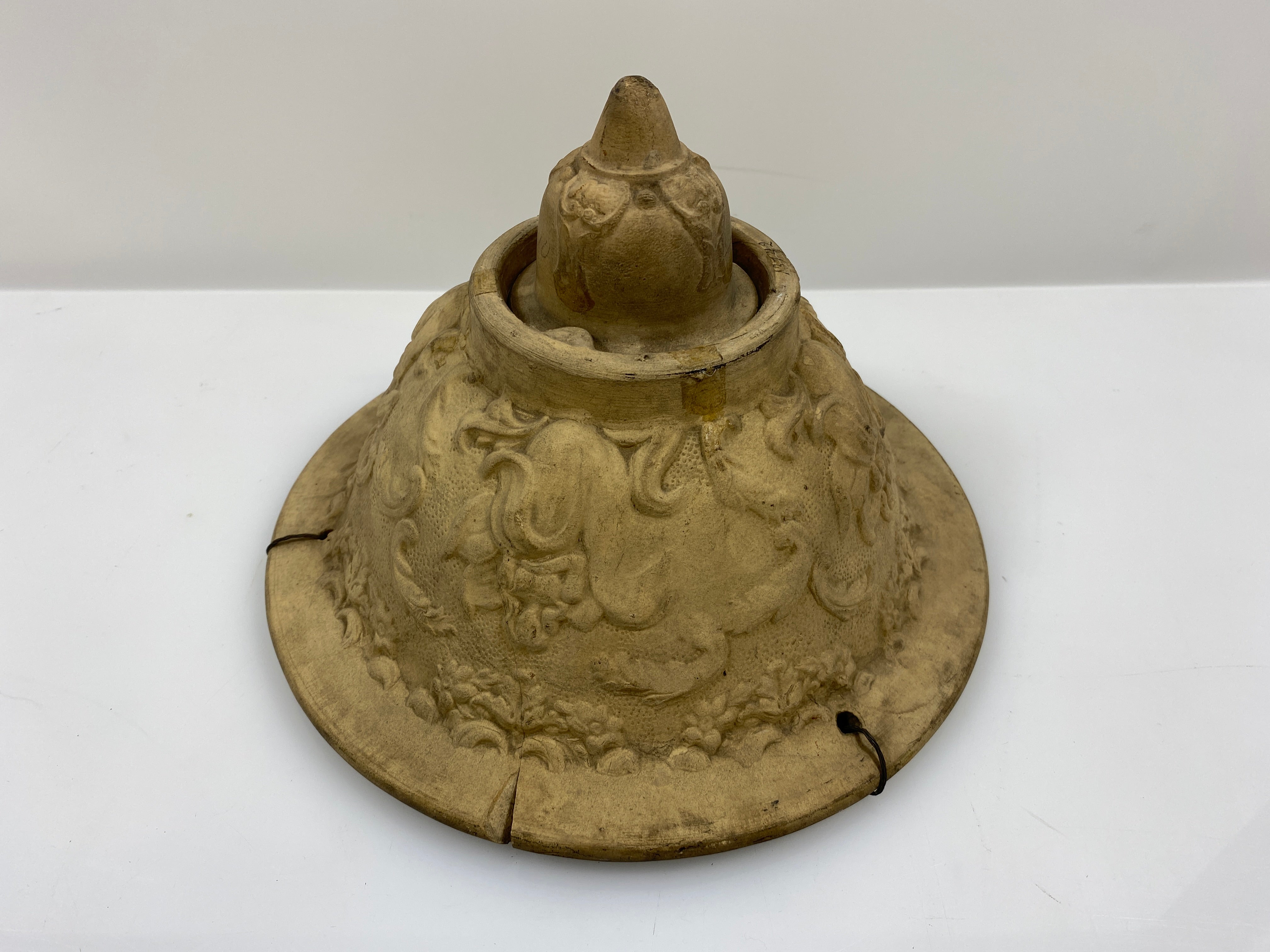 Antique Ceramic Hanging Basket