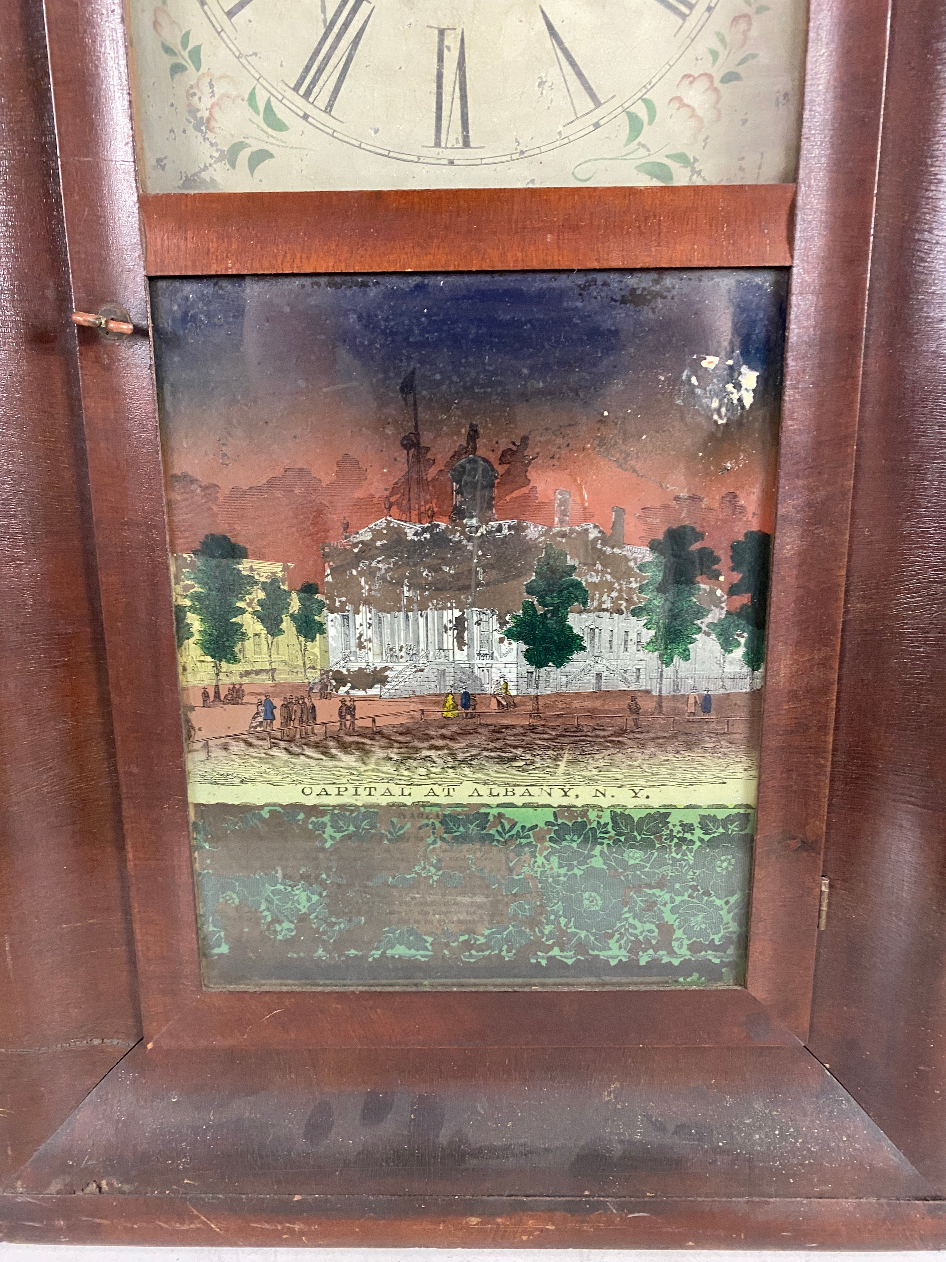 Antique Forrestville Clock Co. Brass Clock