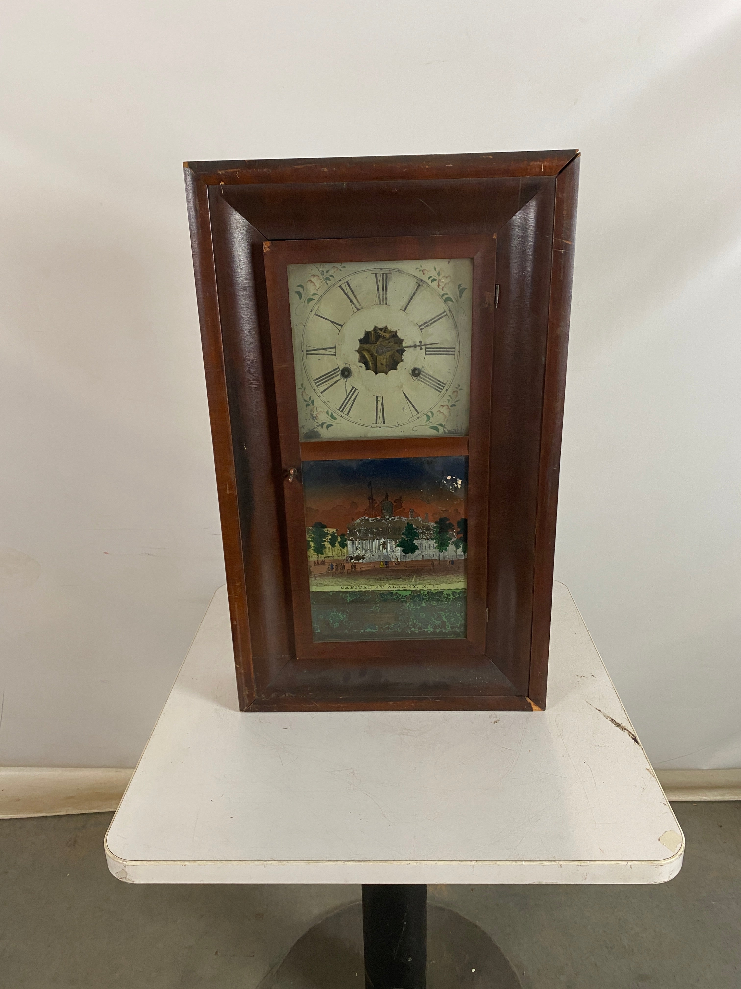 Antique Forrestville Clock Co. Brass Clock