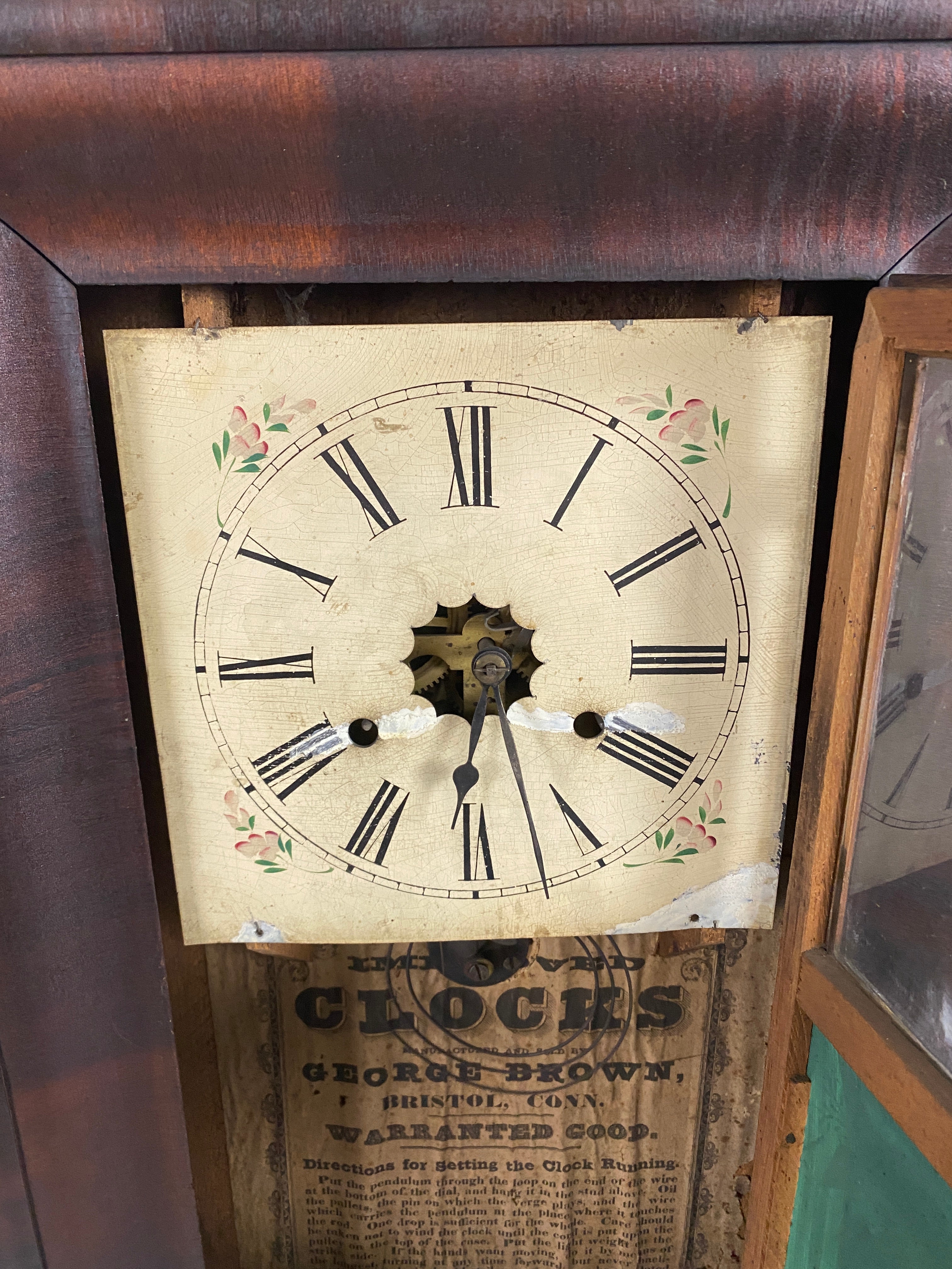 Antique George Brown Ogee Clock