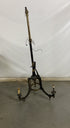 Antique Gold and Black Electric Chandelier