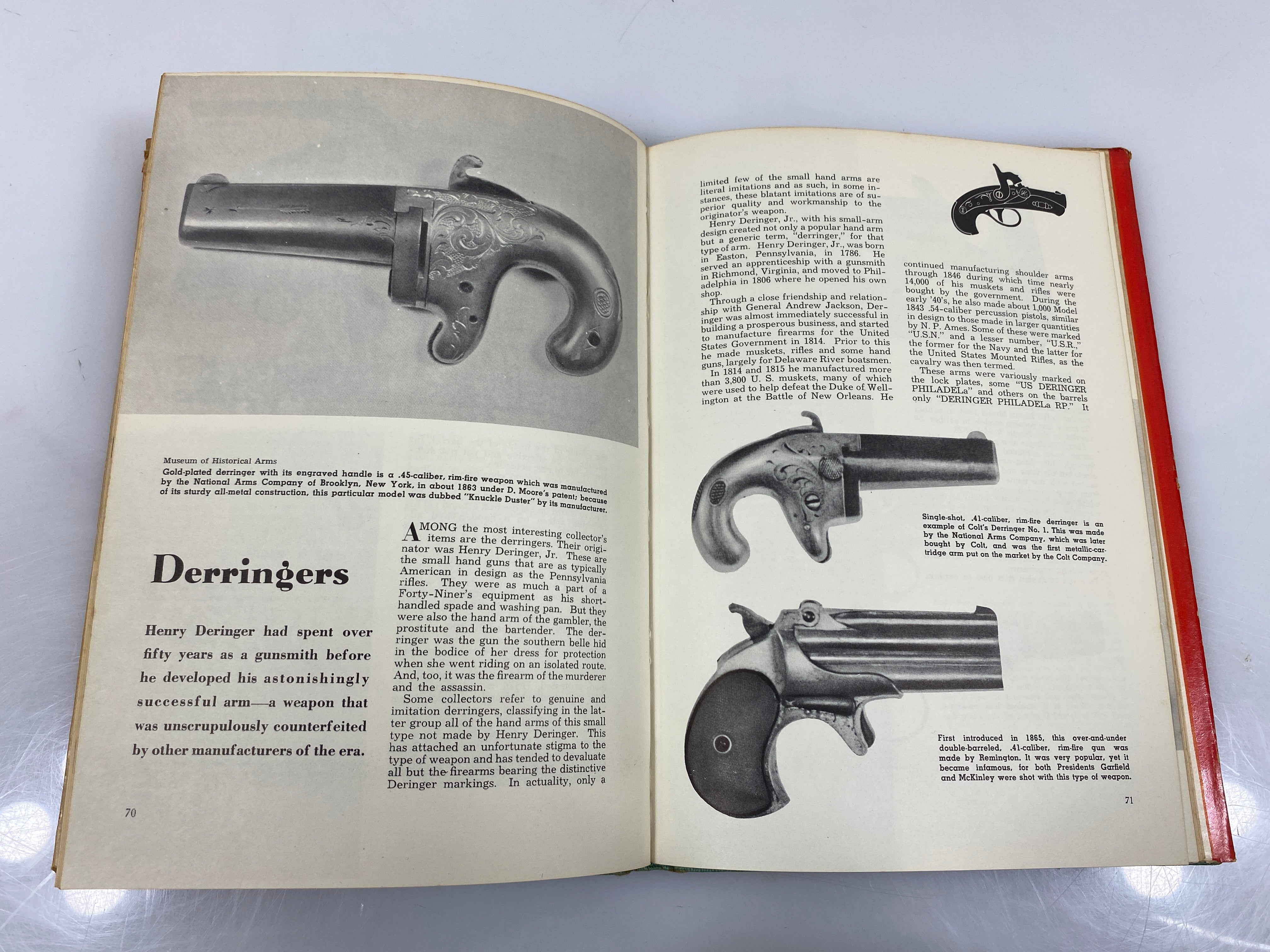 Antique Guns by Bowman Arco Publishing Co. 1950 HCDJ
