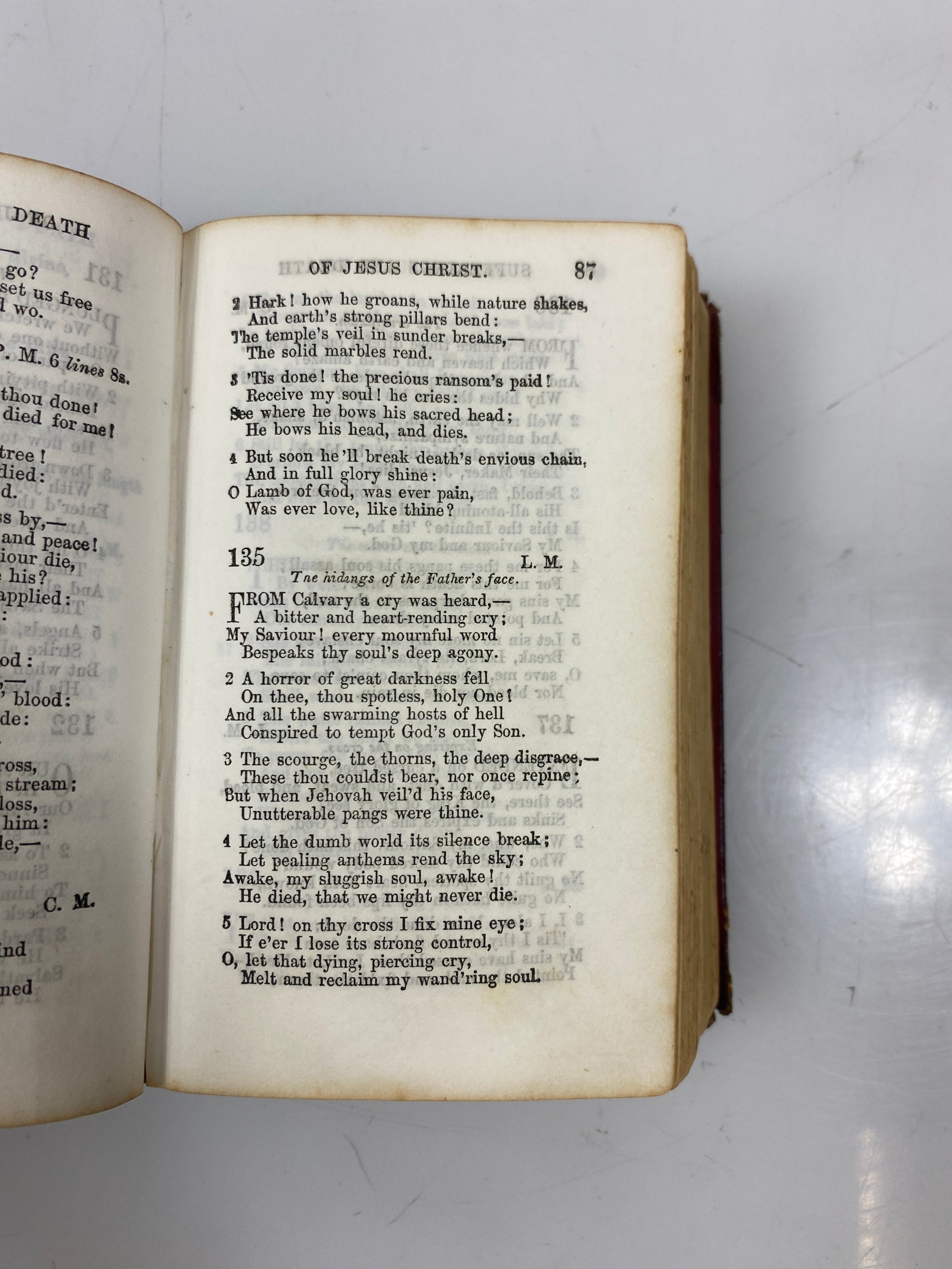 Antique Hymns for the Use of The Methodist Episcopal Church 1856 HC Slipcase