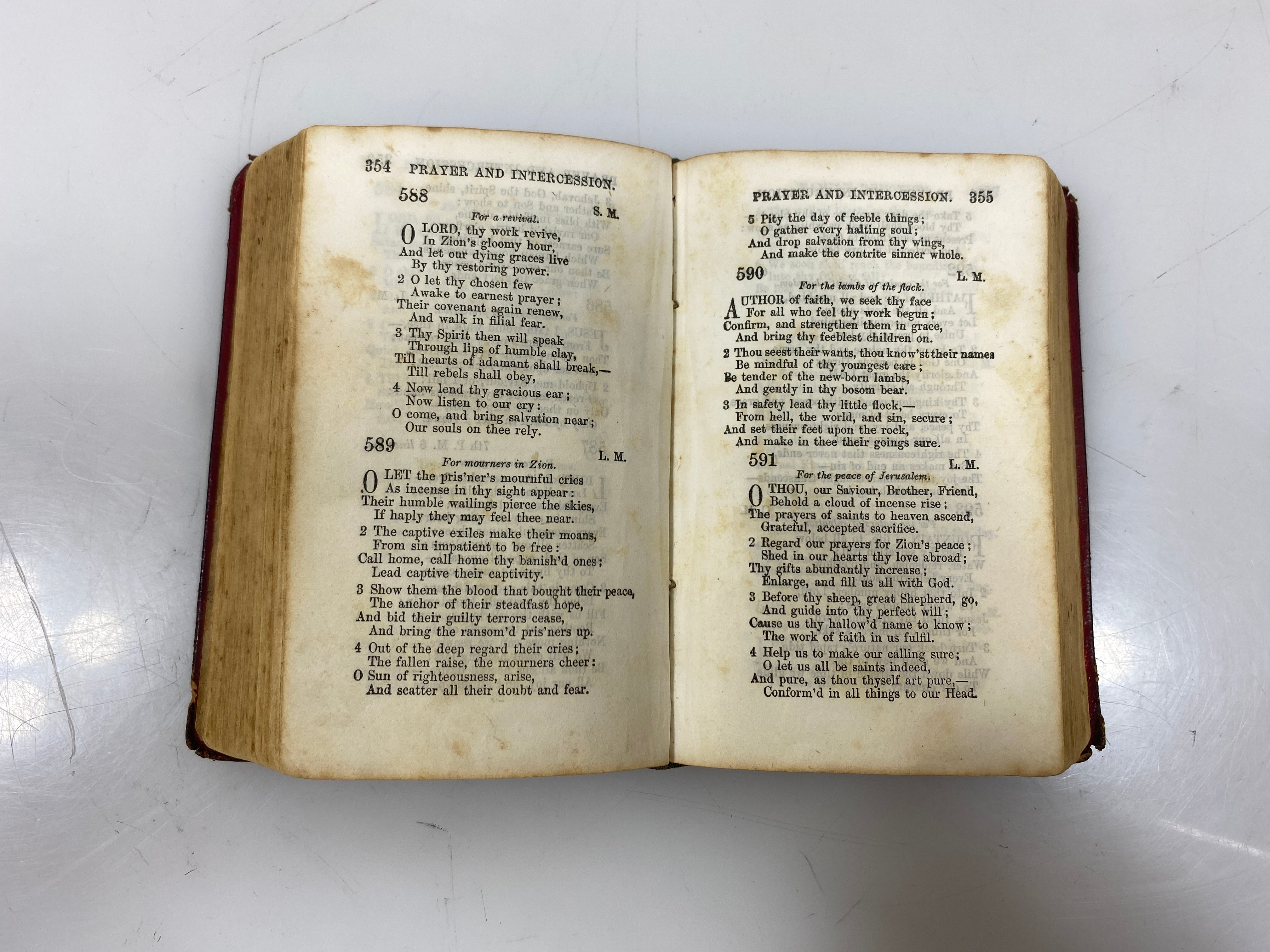 Antique Hymns for the Use of The Methodist Episcopal Church 1856 HC Slipcase