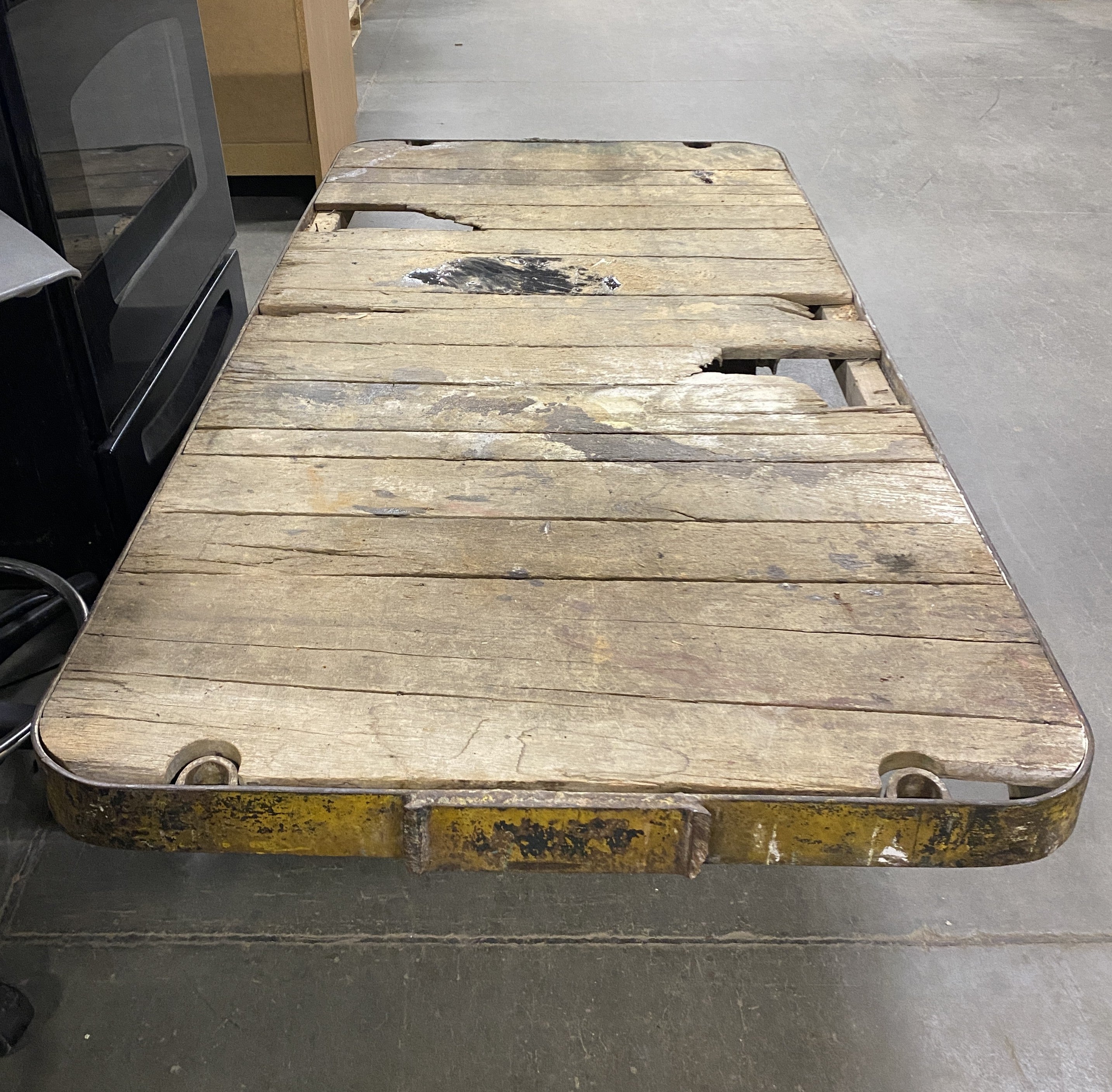 Antique Industrial Railroad Cart