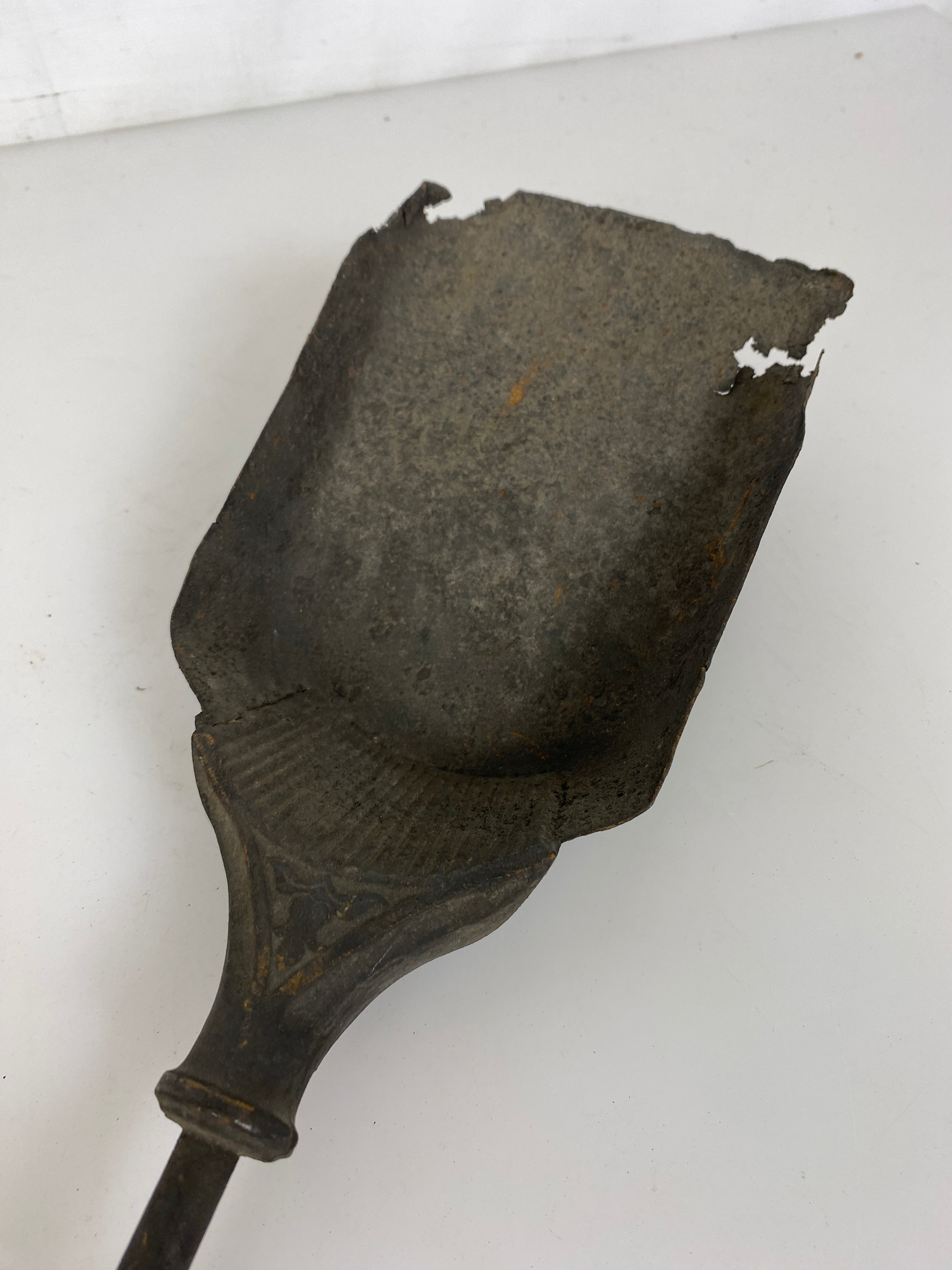 Antique Iron Coal Shovel #2