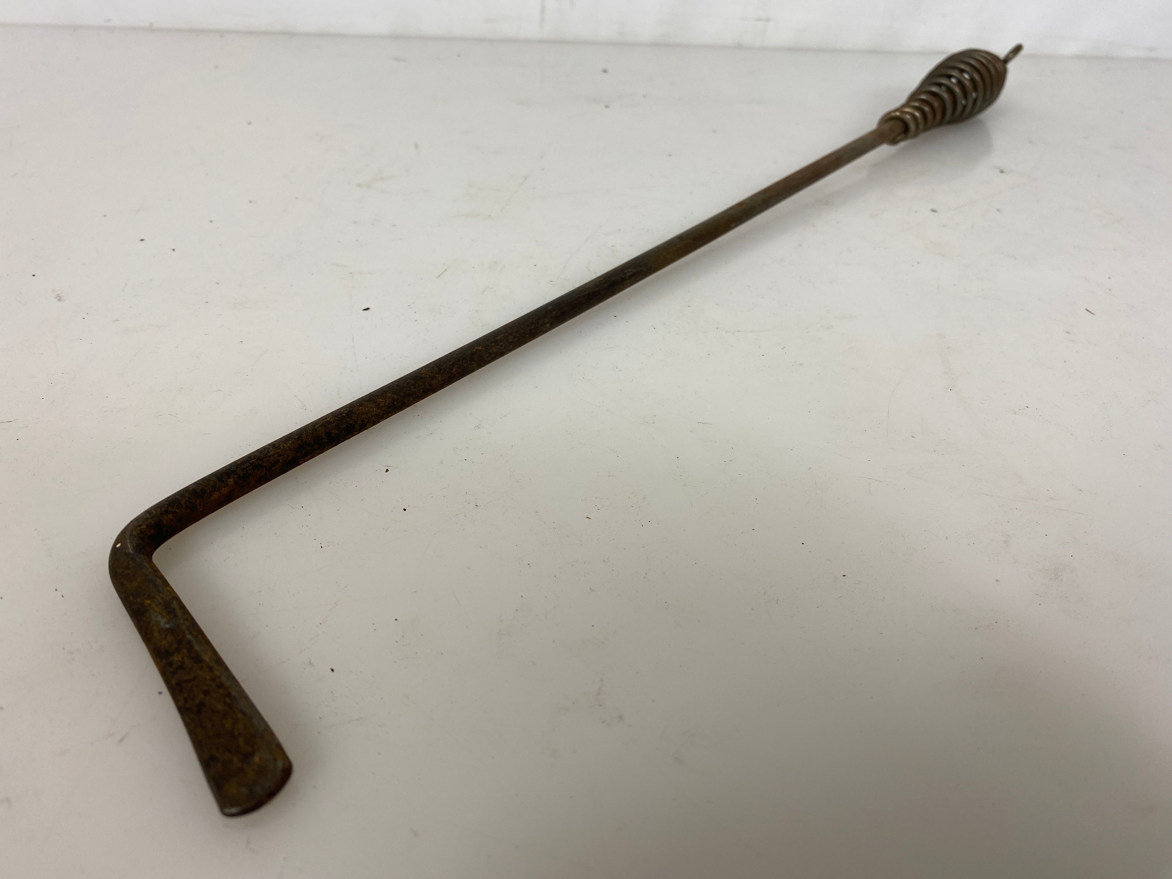 Antique Iron Fireplace Poker #6