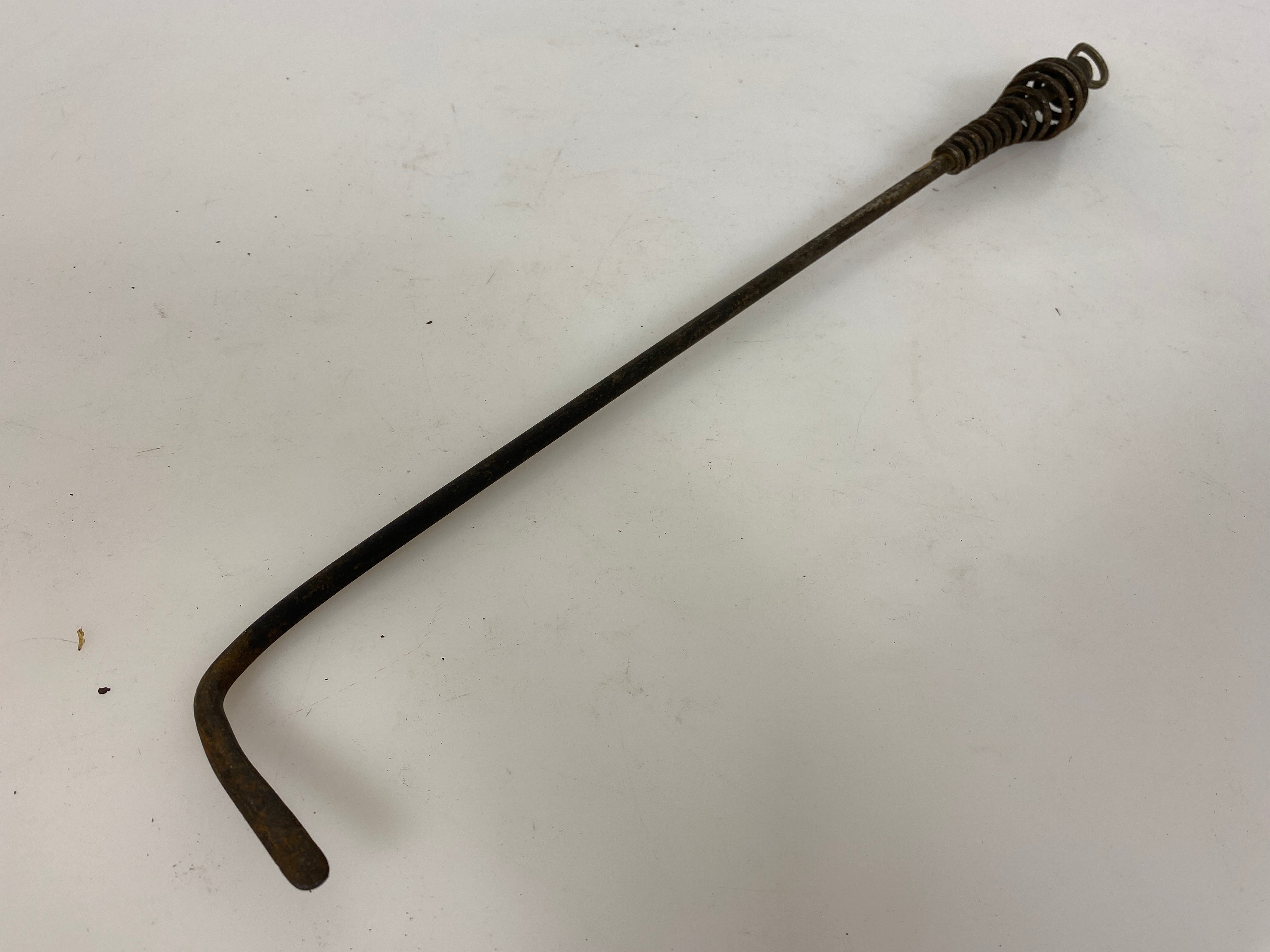 Antique Iron Fireplace Poker #7
