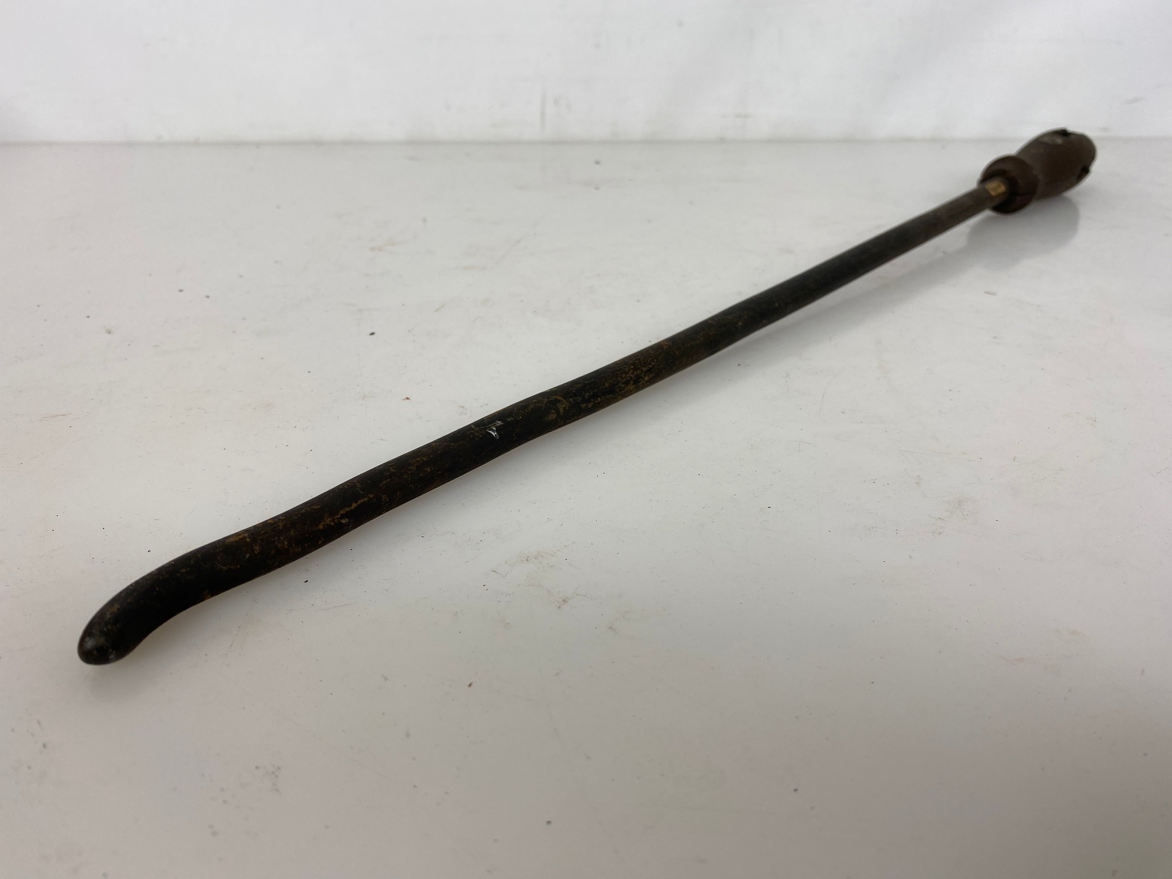 Antique Iron Fireplace Poker #9