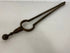 Antique Iron Fireplace Tongs #5