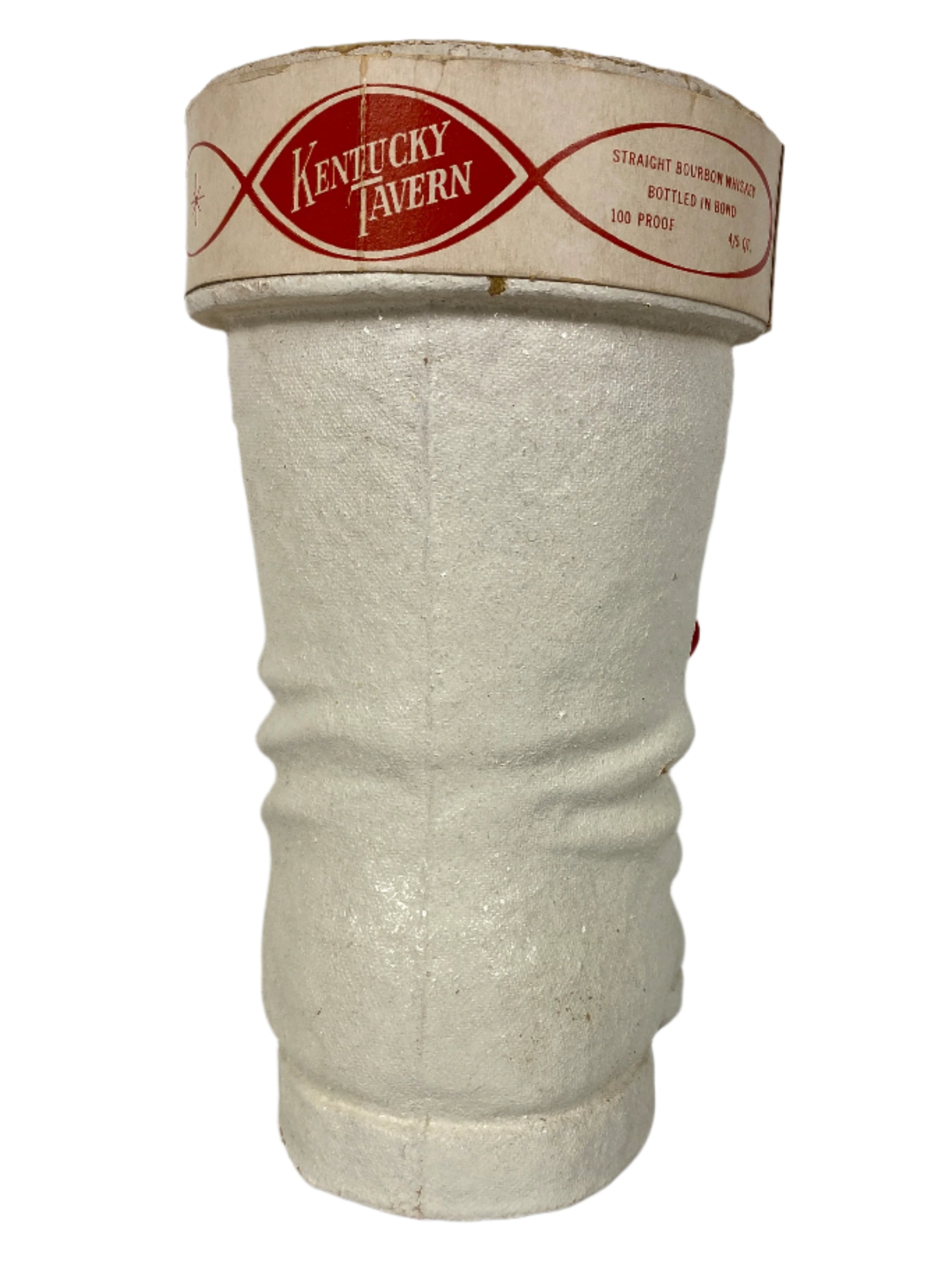 Antique Kentucky Tavern Straight Bourbon Whiskey Santa Boot