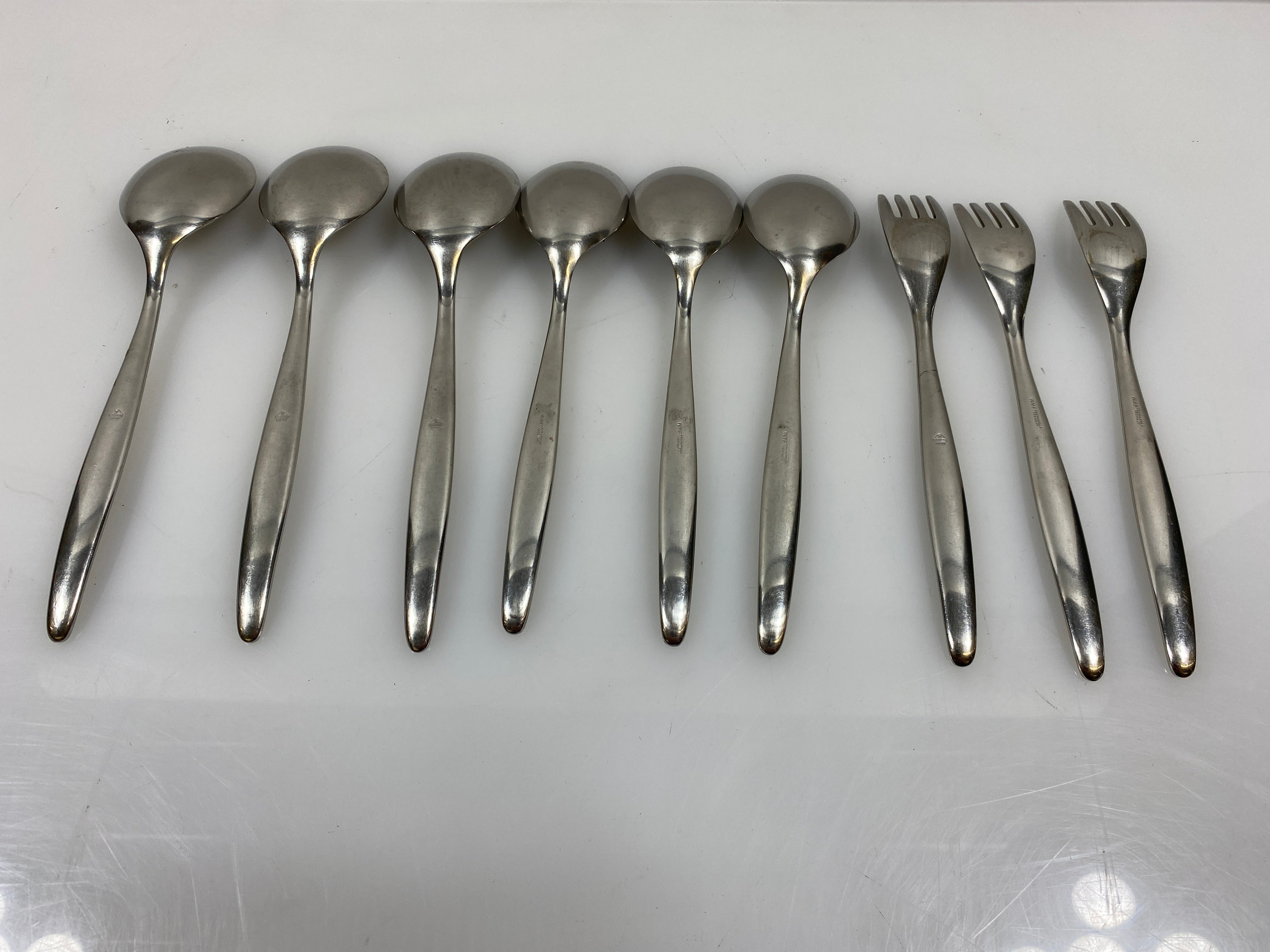 Antique Lot of WMF Cromargan German Silverware