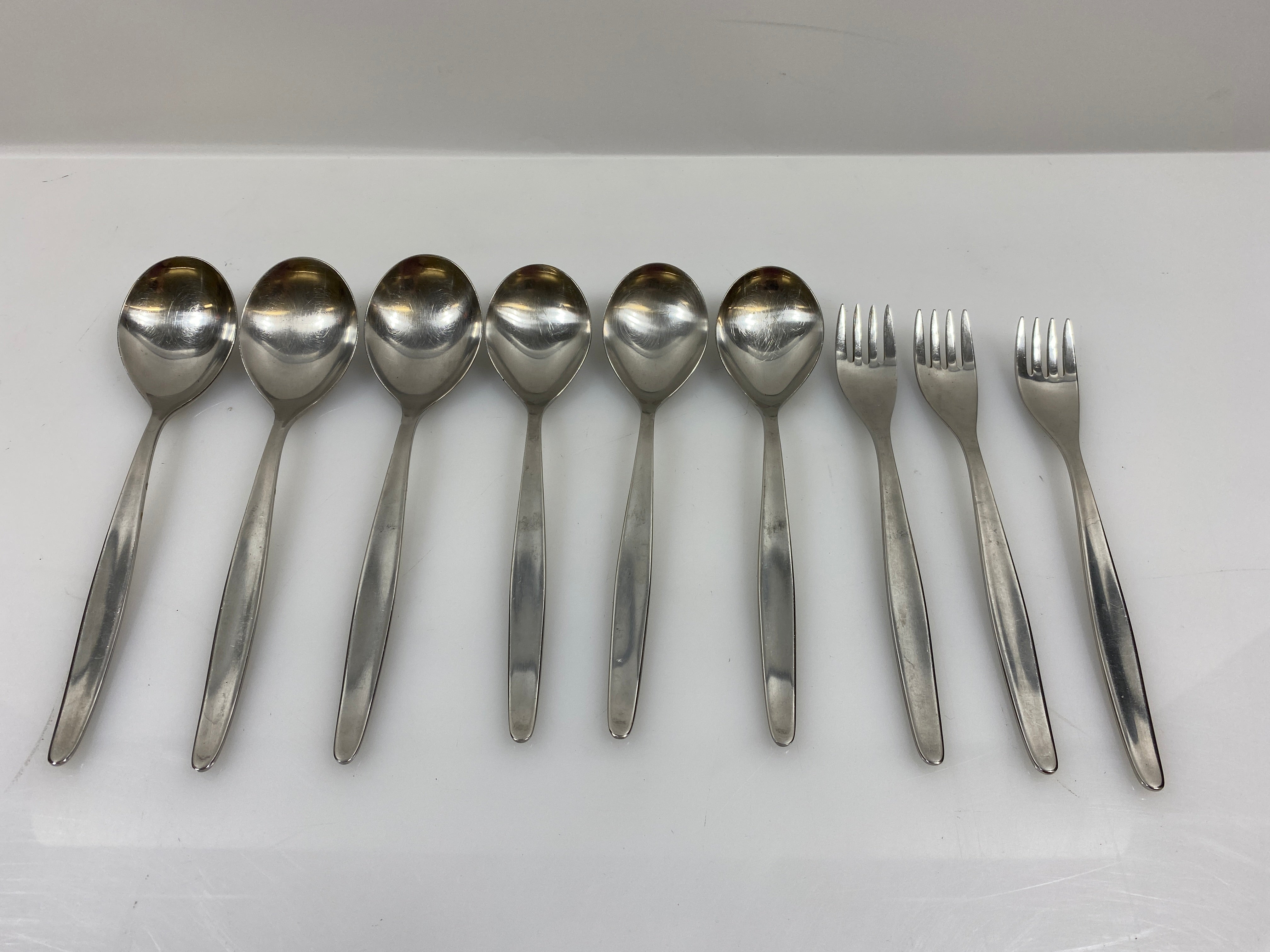 Antique Lot of WMF Cromargan German Silverware