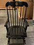 Antique Nichols & Stone Co John's Hopkins Wooden Graduation Chair