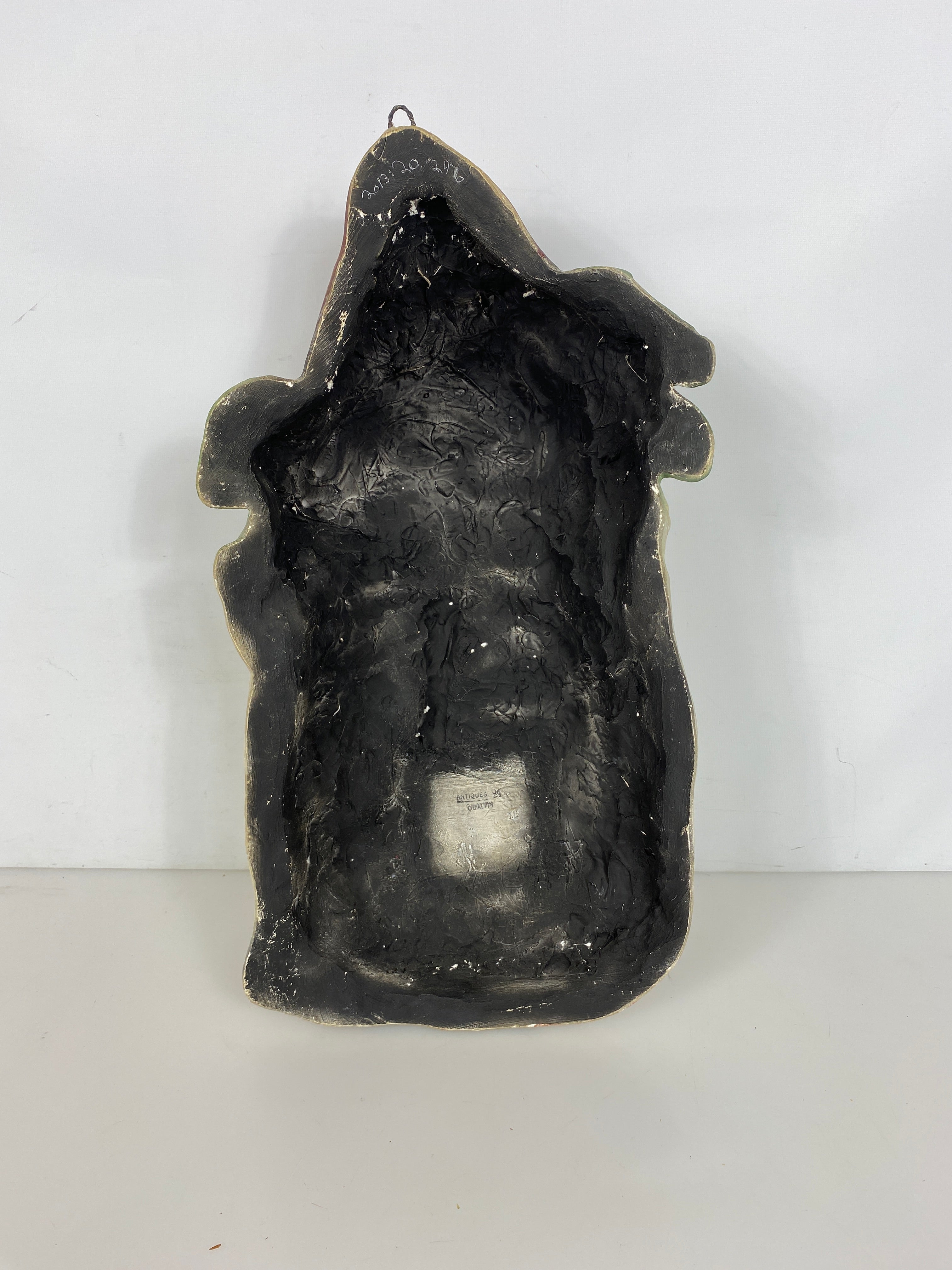Antique Plaster Santa Face