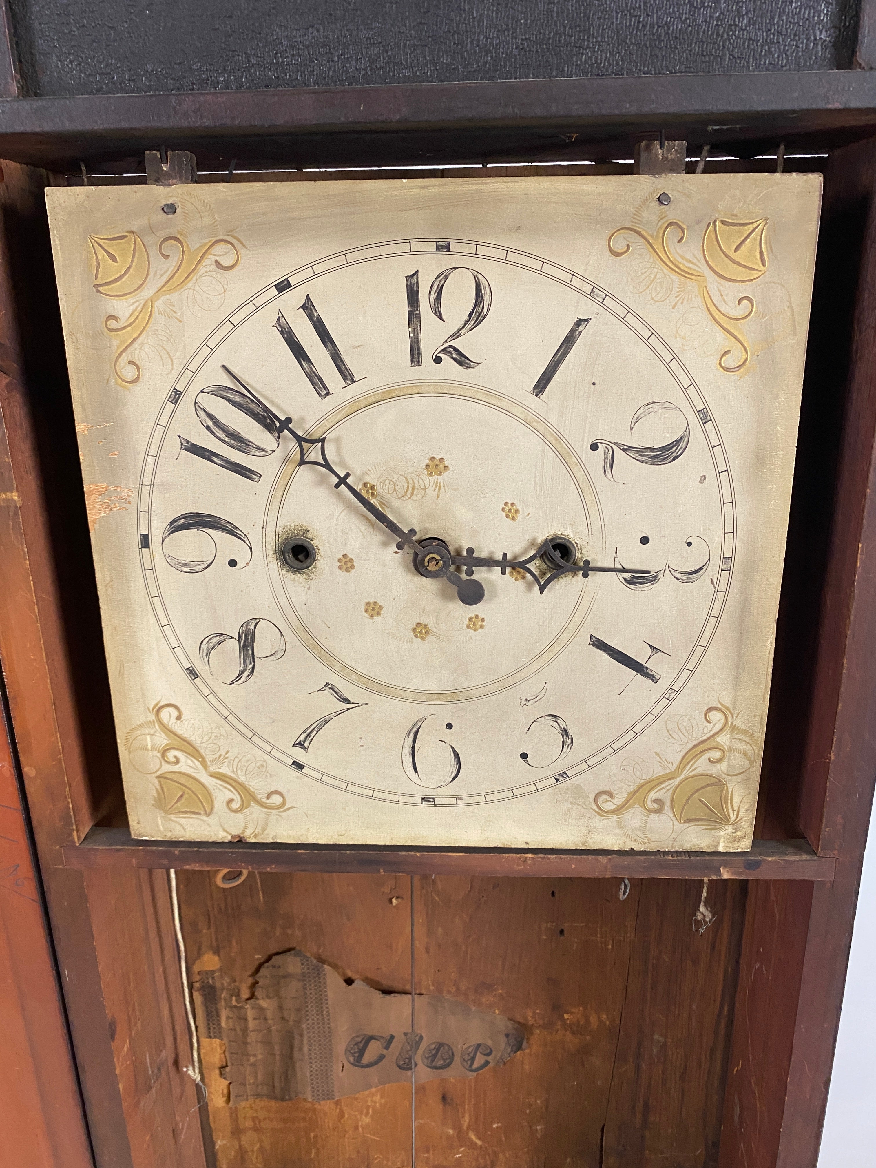 Antique Seth Thomas, Eli Terry Large Column Mantel Clock