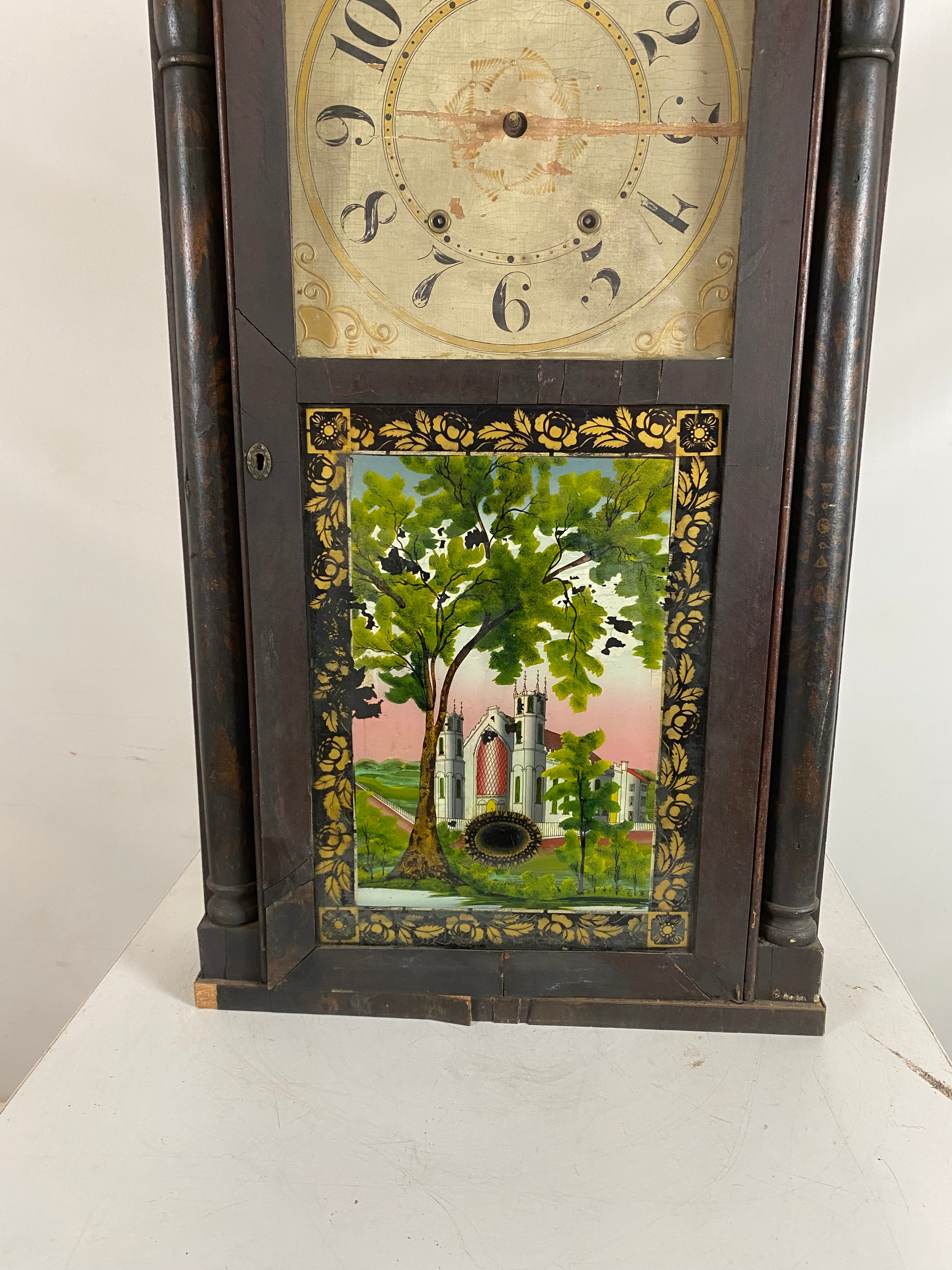 Antique Seth Thomas, Eli Terry Patent Column Mantel Clock