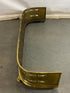 Antique Solid Brass Fireplace Fender w/ Feet