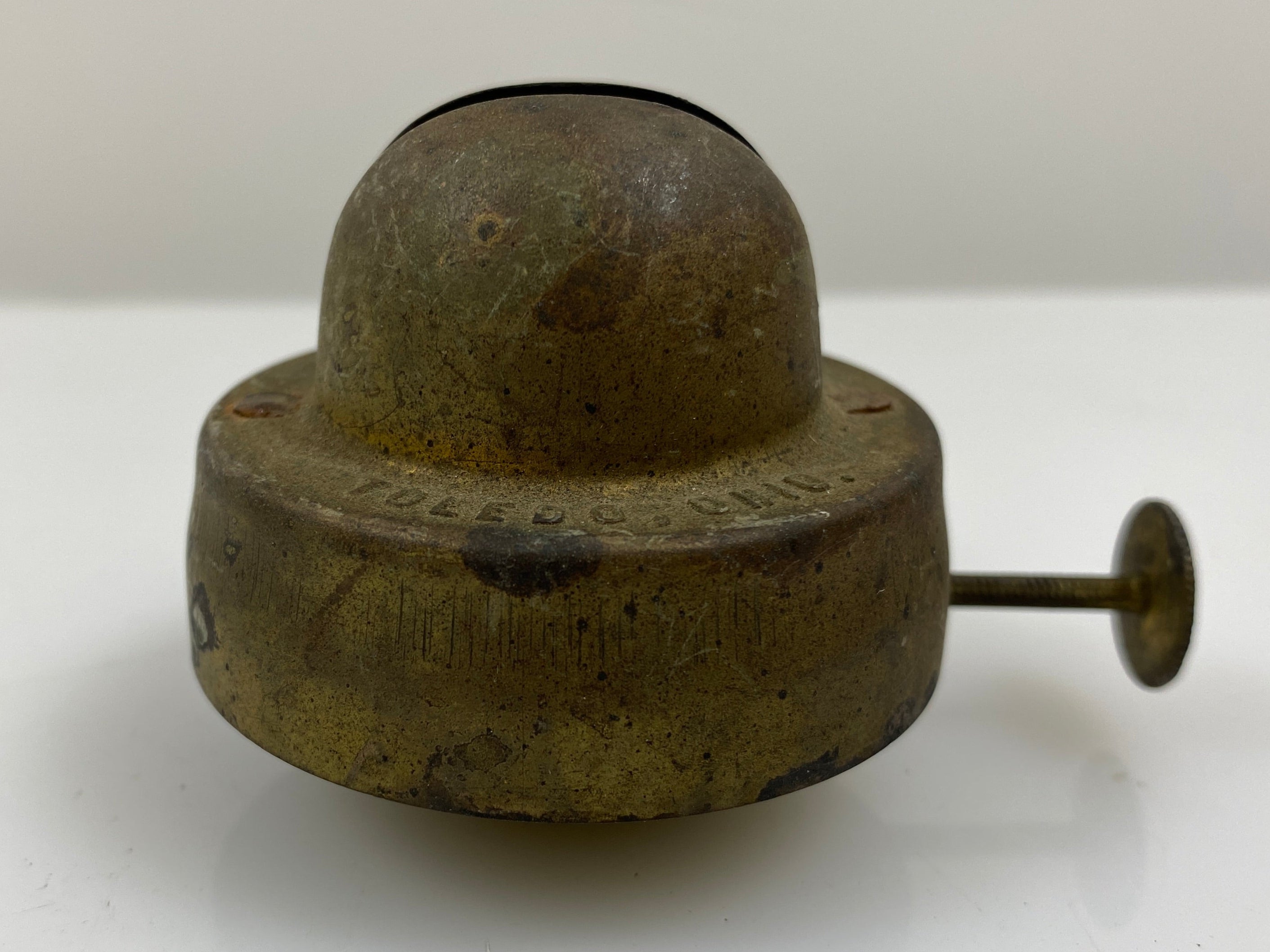 Antique Steel Mantle Toledo Ohio Lamp Burner #2