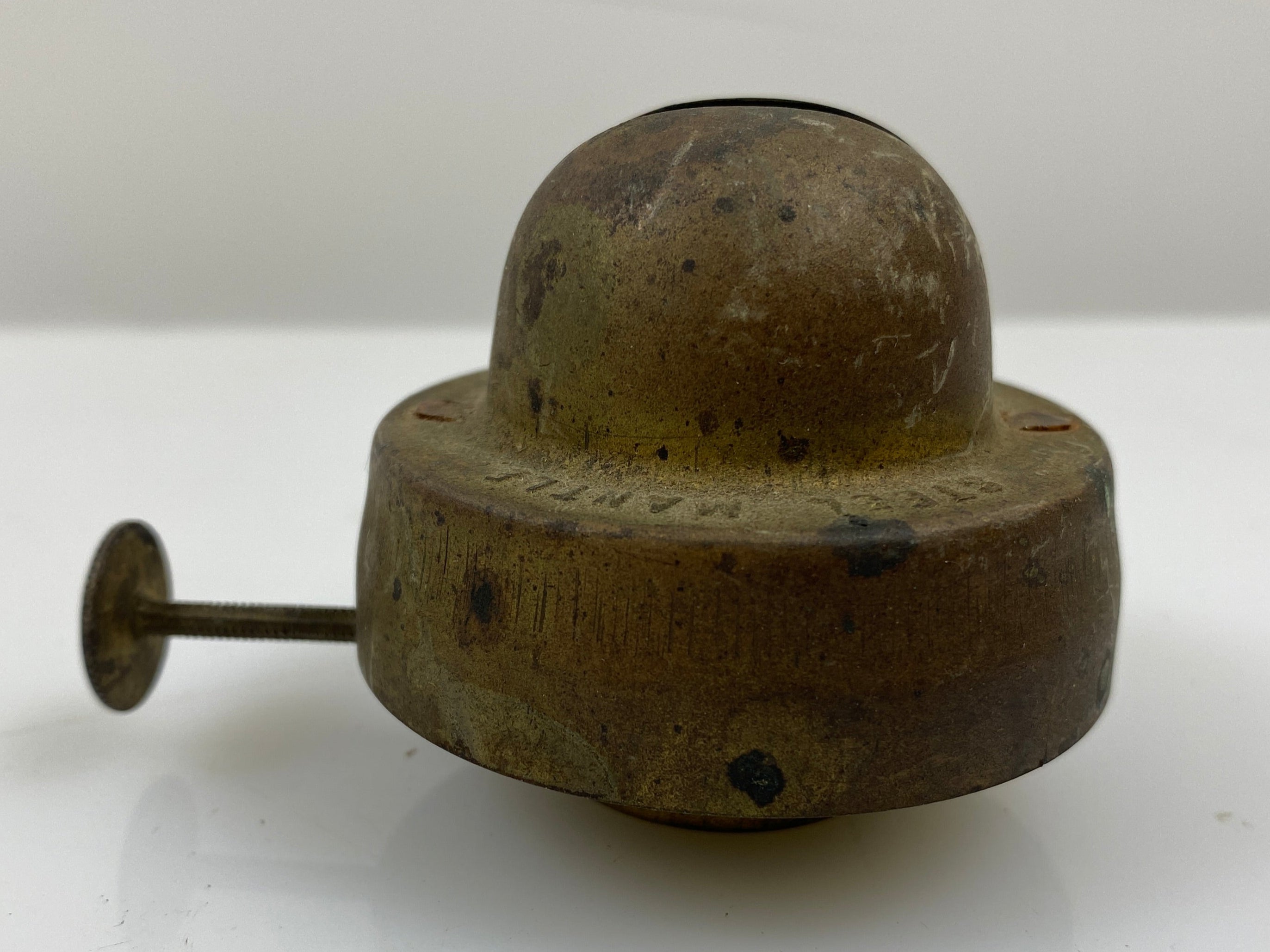 Antique Steel Mantle Toledo Ohio Lamp Burner #2