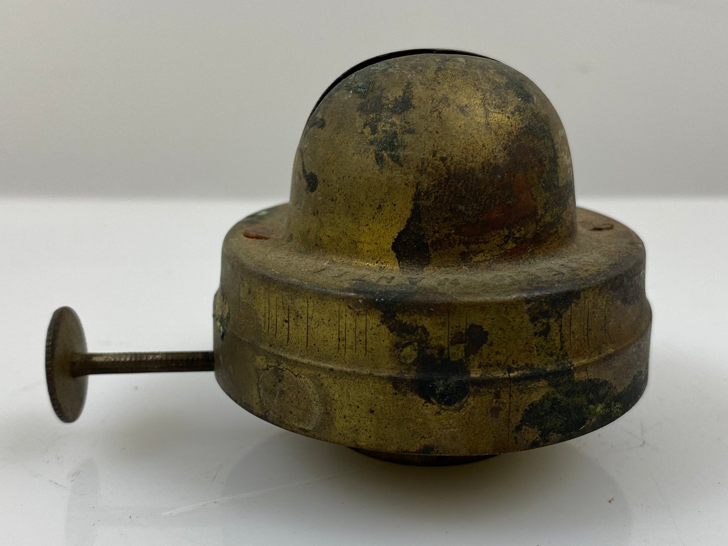 Antique Steel Mantle Toledo Ohio Lamp Burner #5