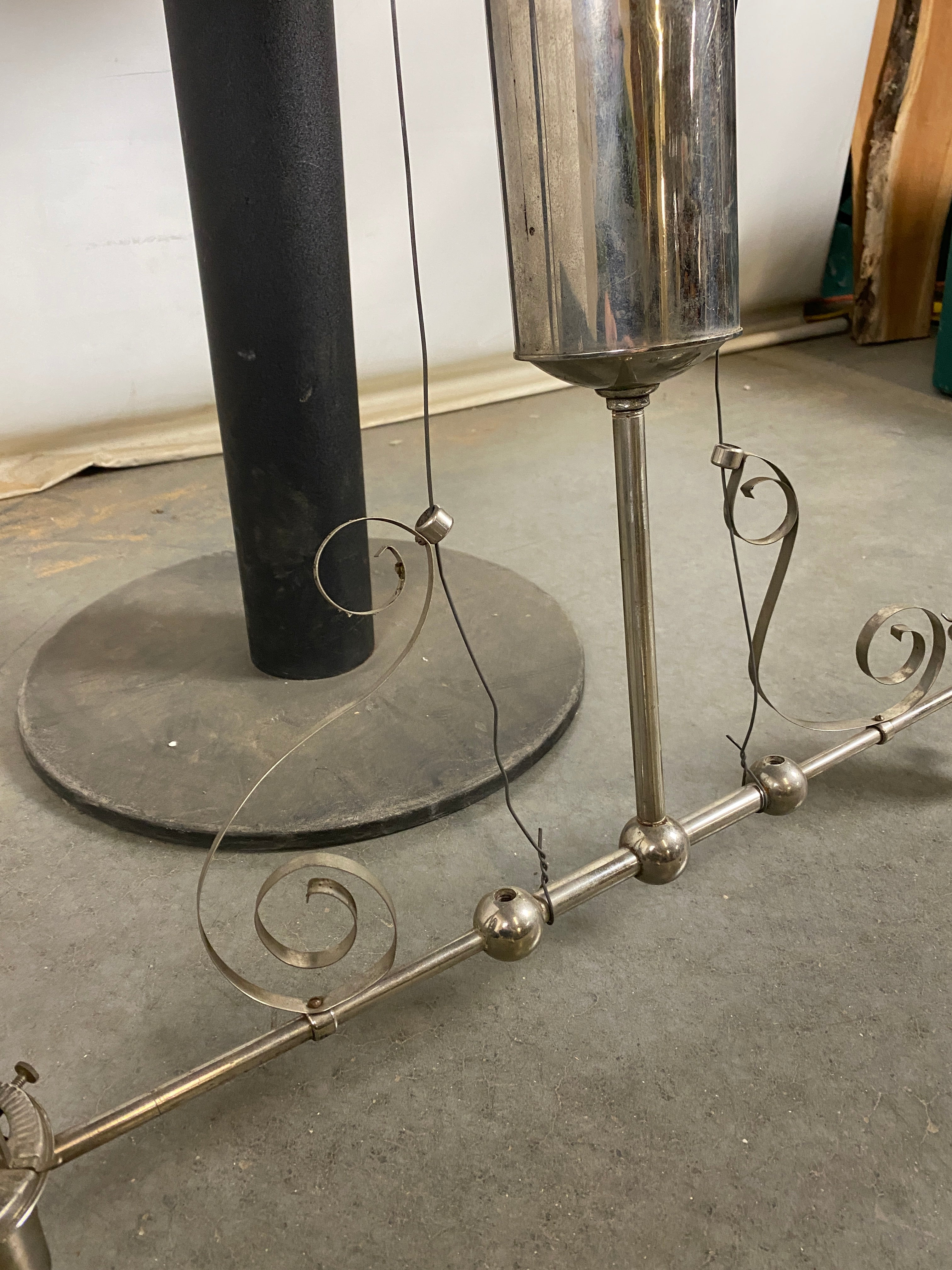 Antique Two Light Lamp